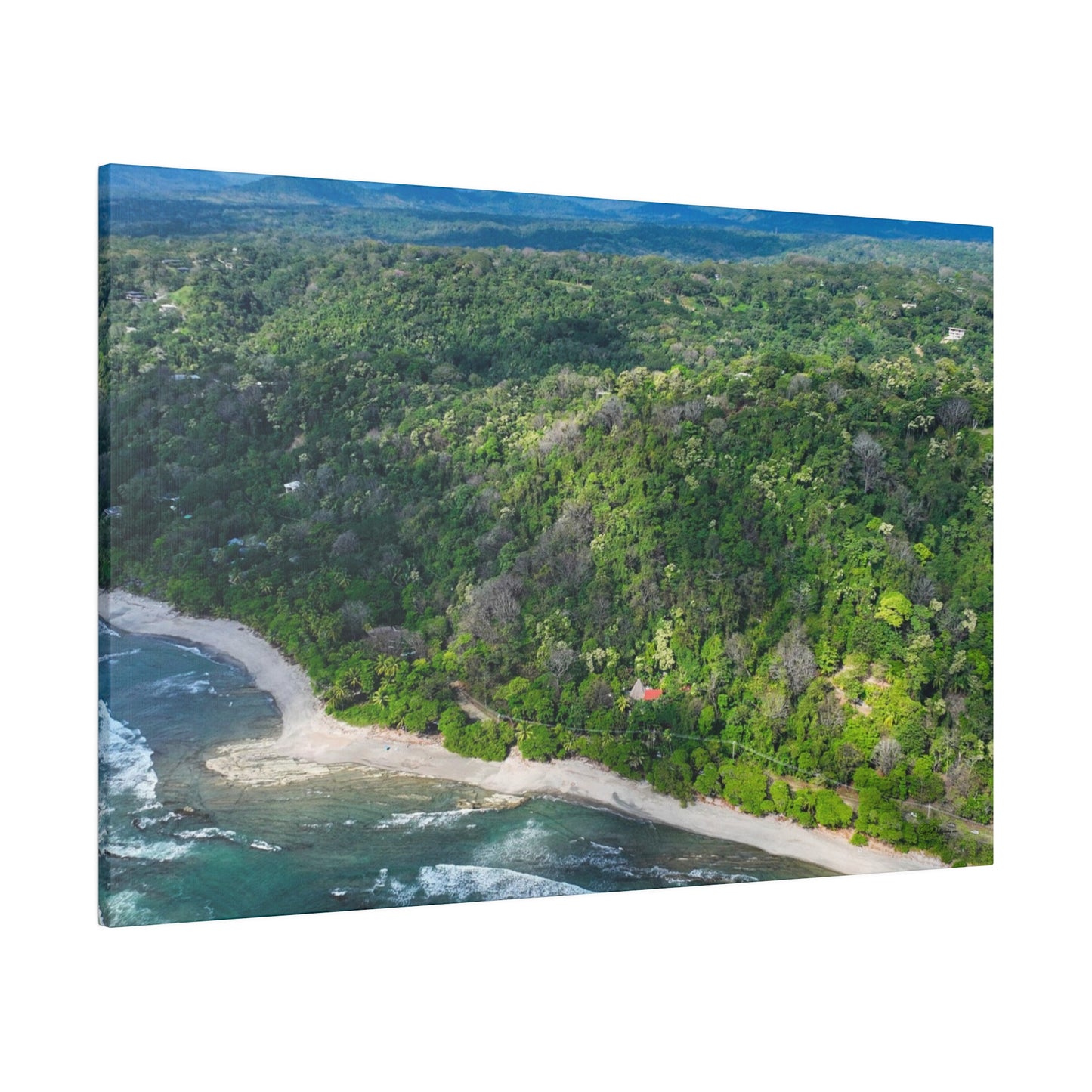 "Emerald Eden: A Lush Glimpse into the Tropical Majesty of Costa Rica"- Canvas