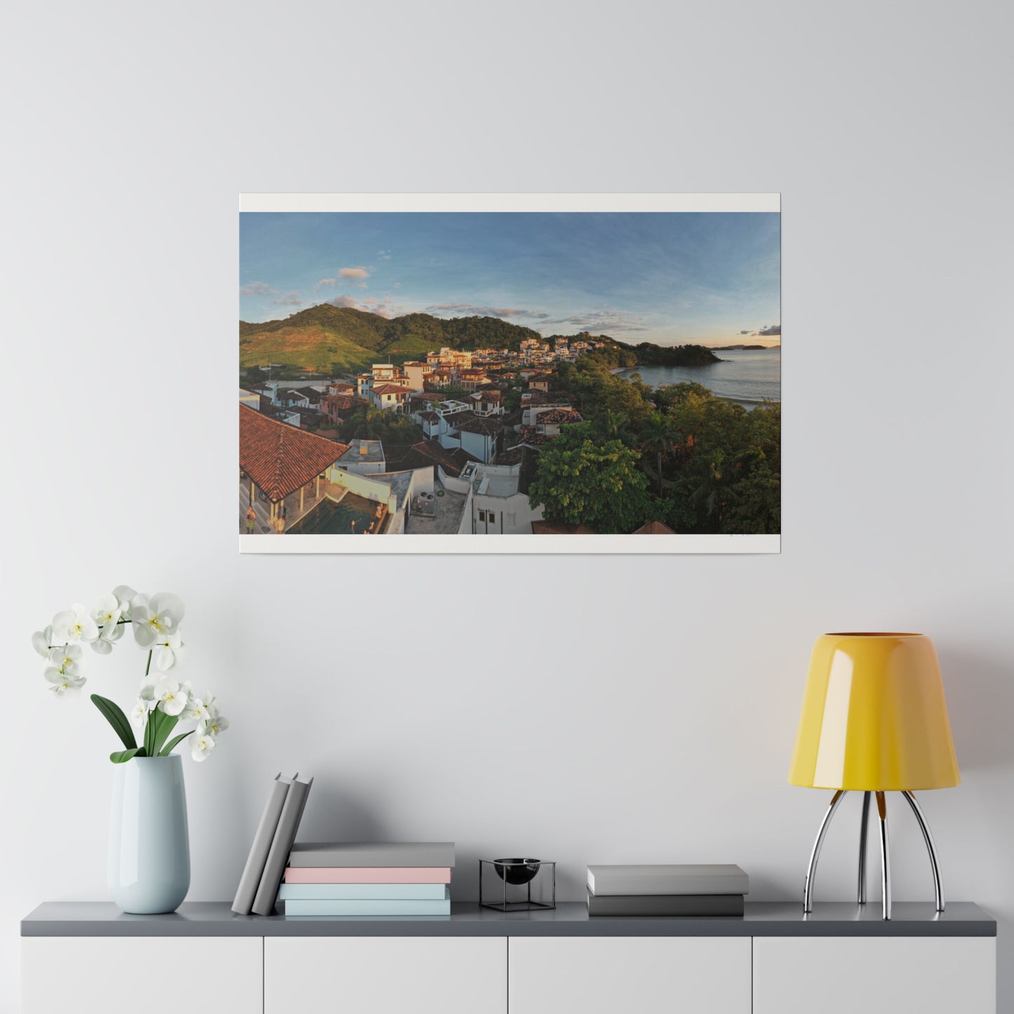 "Sun Kissed Shores: Embrace the Tropical Vibrancy of Las Catalinas, Guanacaste"- Canvas