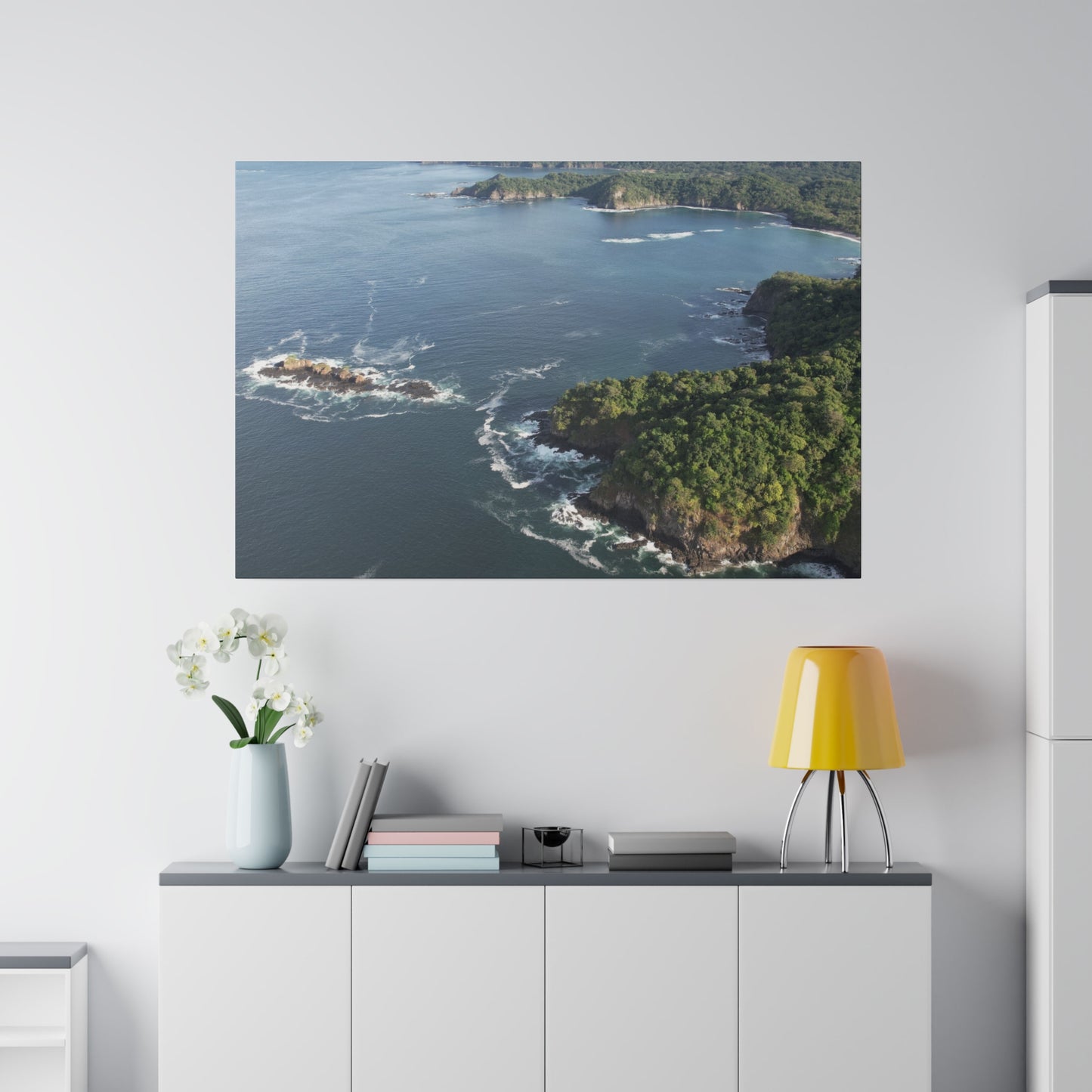 "Tropical Bliss: An Enchanting Glimpse of Las Catalinas, Guanacaste"- Canvas