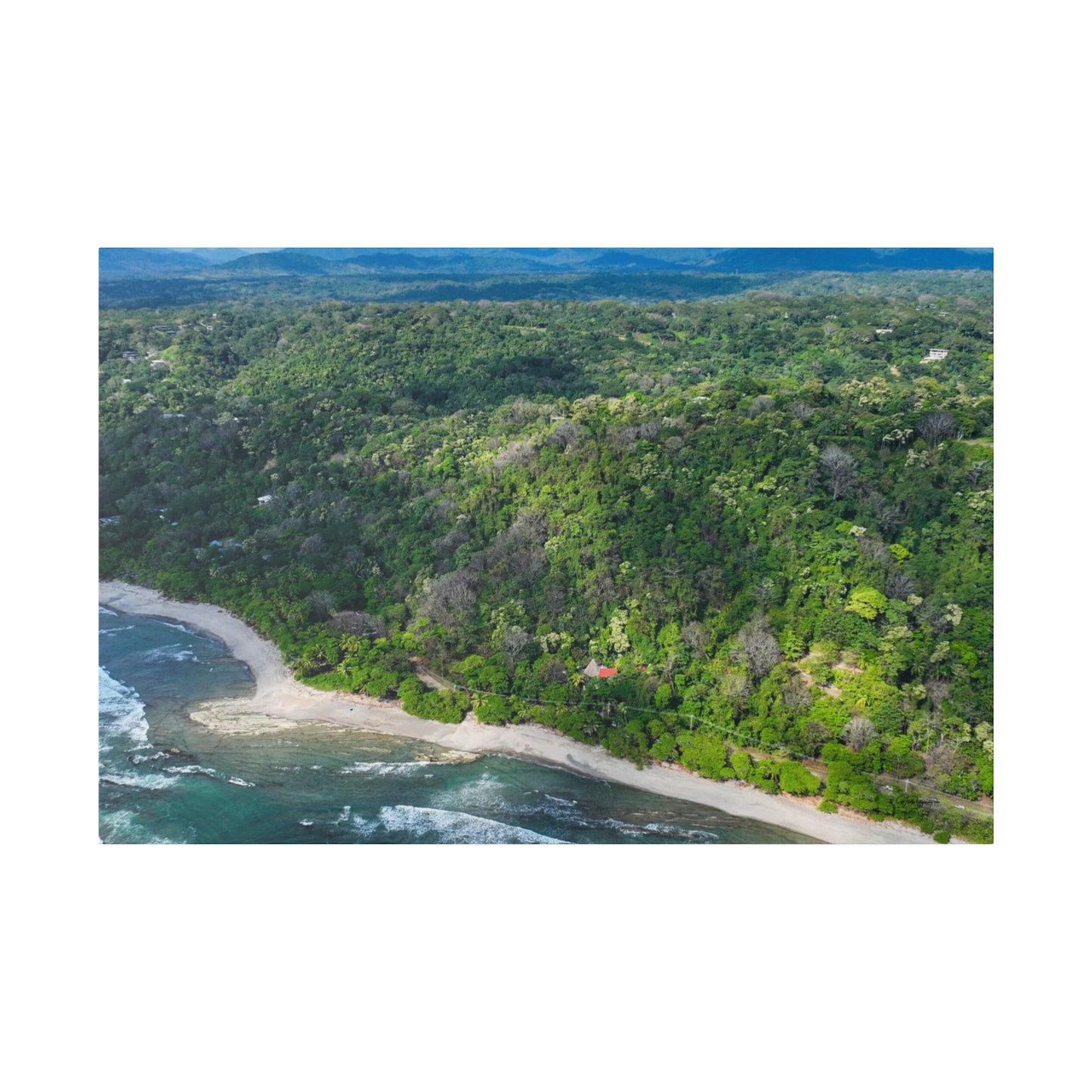 "Emerald Eden: A Lush Glimpse into the Tropical Majesty of Costa Rica"- Canvas