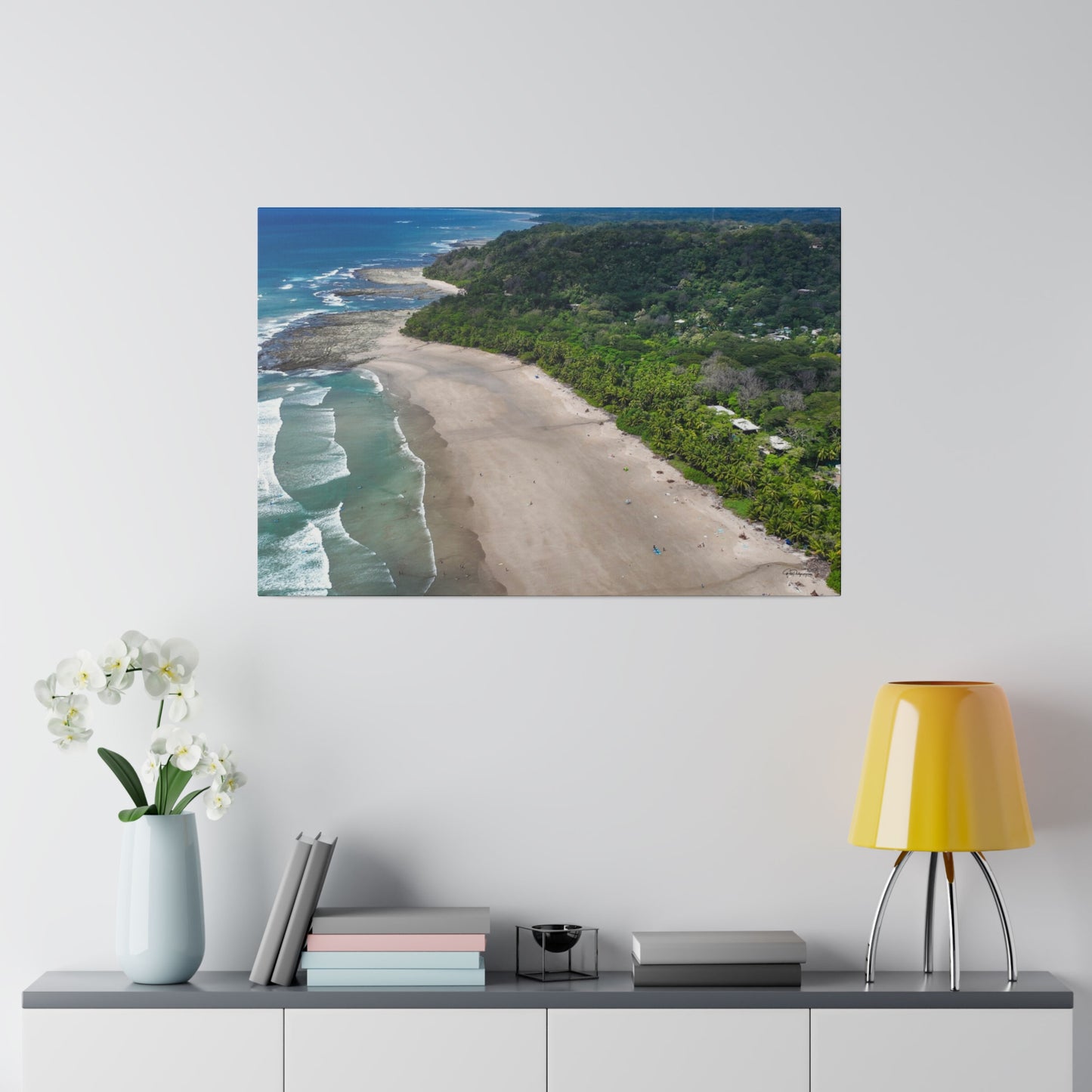 "Exotic Embrace: Santa Teresa Beach & Malpais Beach - The Heavenly Edges of Costa Rica"- Canvas