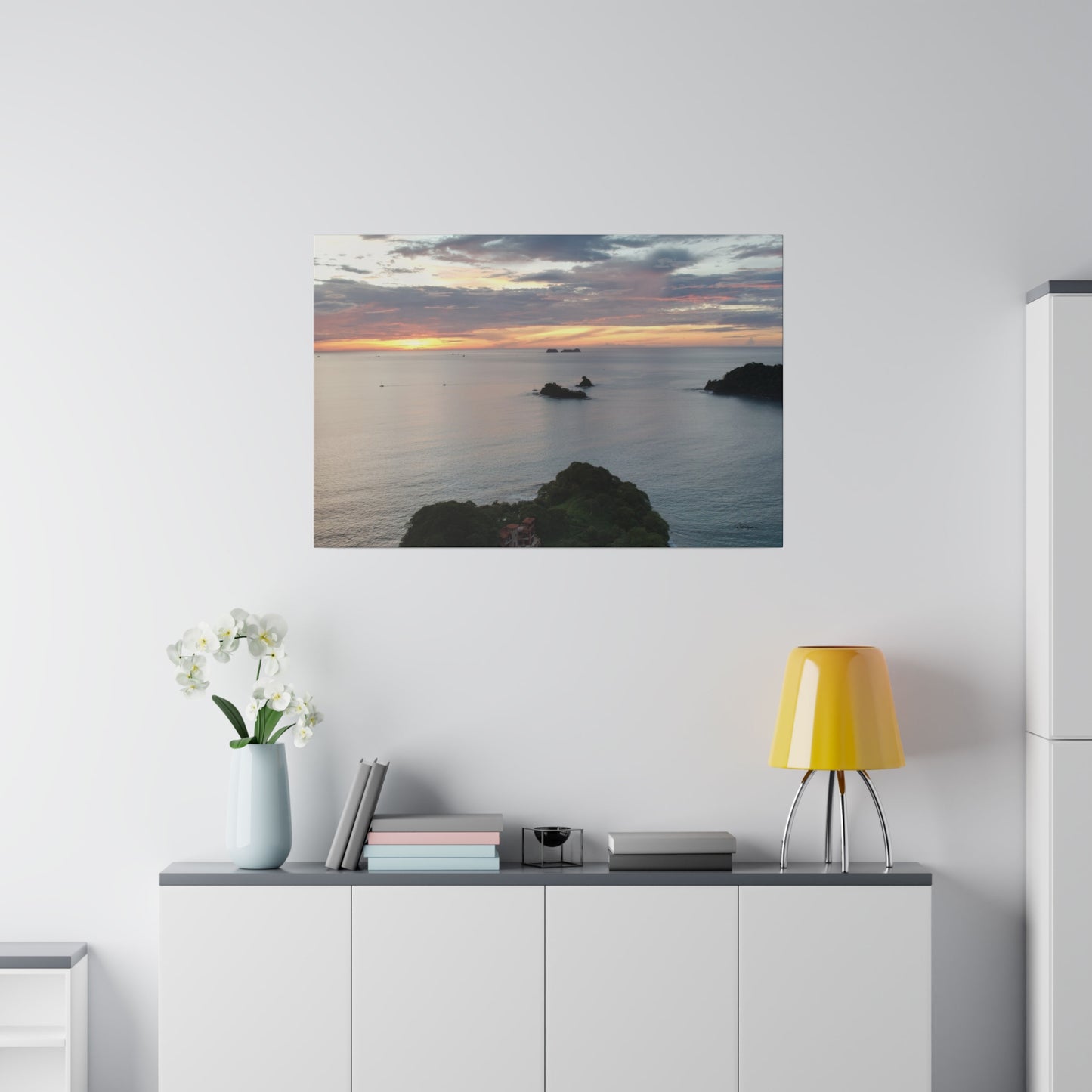 "Tropical Splendors: Hideaway in Las Catalinas, Guanacaste"- Canvas