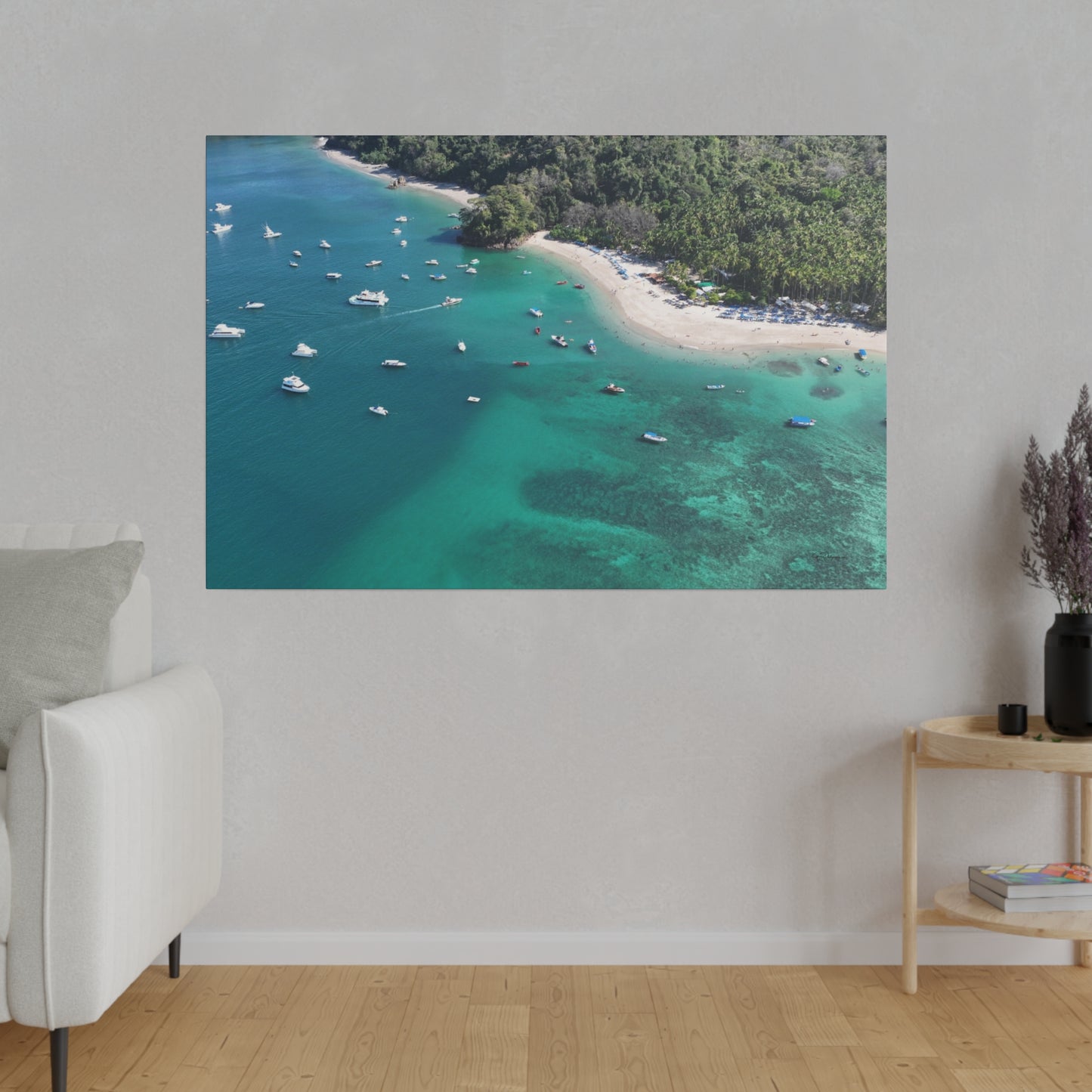 "Paradise Unveiled: The Lush Serenity of Isla Tortuga, Costa Rica"- Canvas