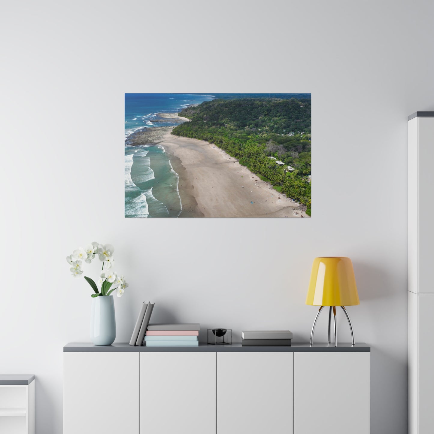 "Exotic Embrace: Santa Teresa Beach & Malpais Beach - The Heavenly Edges of Costa Rica"- Canvas