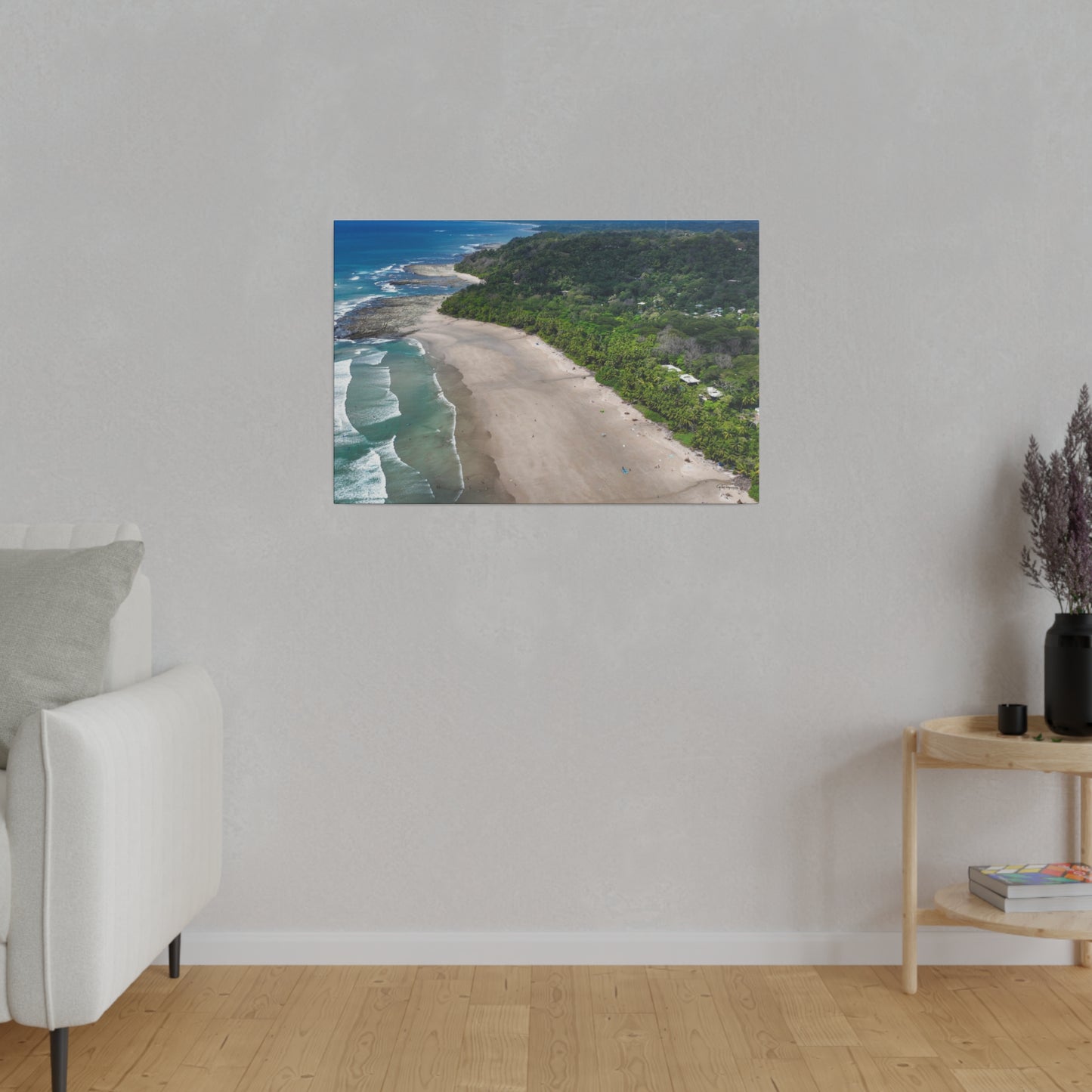 "Exotic Embrace: Santa Teresa Beach & Malpais Beach - The Heavenly Edges of Costa Rica"- Canvas