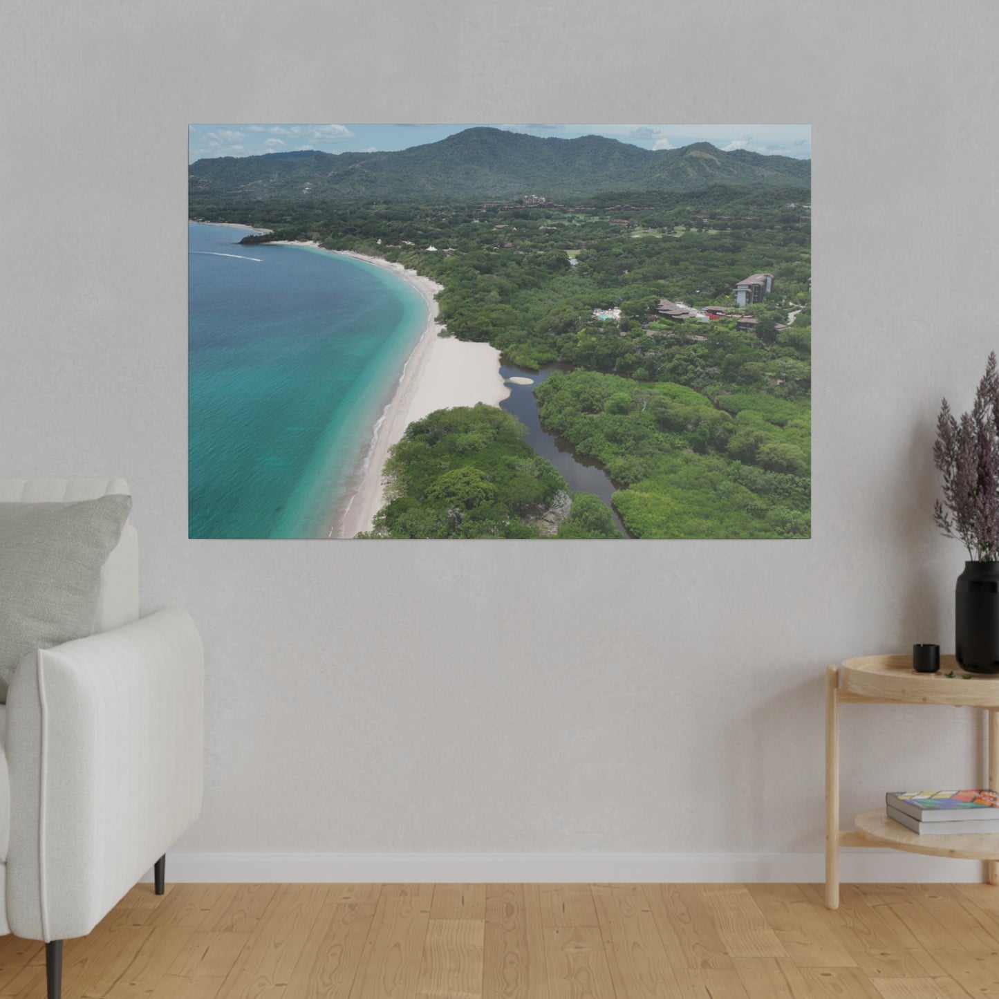 "Tropical Rhapsody: A Lush Symphony of Costa Rica's Paradisiacal Landscapes"- Canvas
