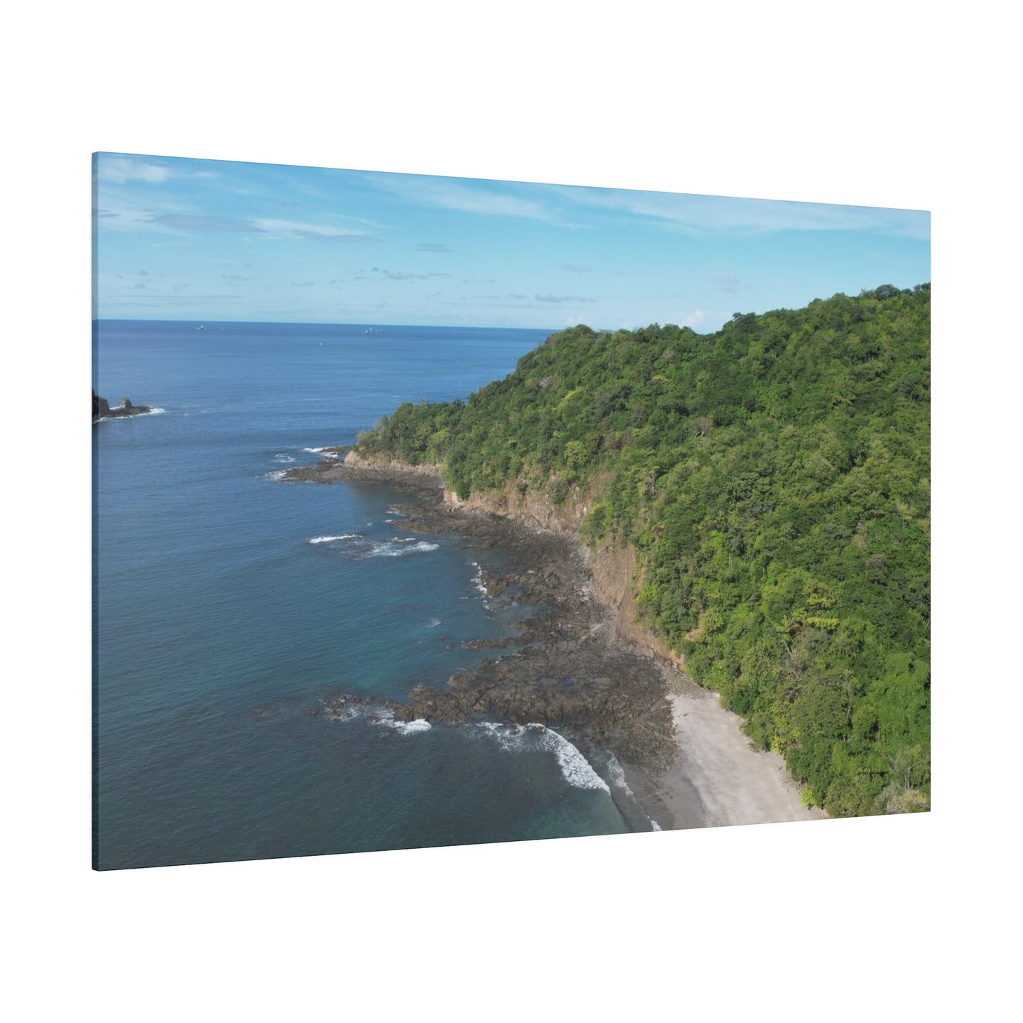 "Tropical Bliss: Las Catalinas, Guanacaste - An Oceanfront Paradise"- Canvas