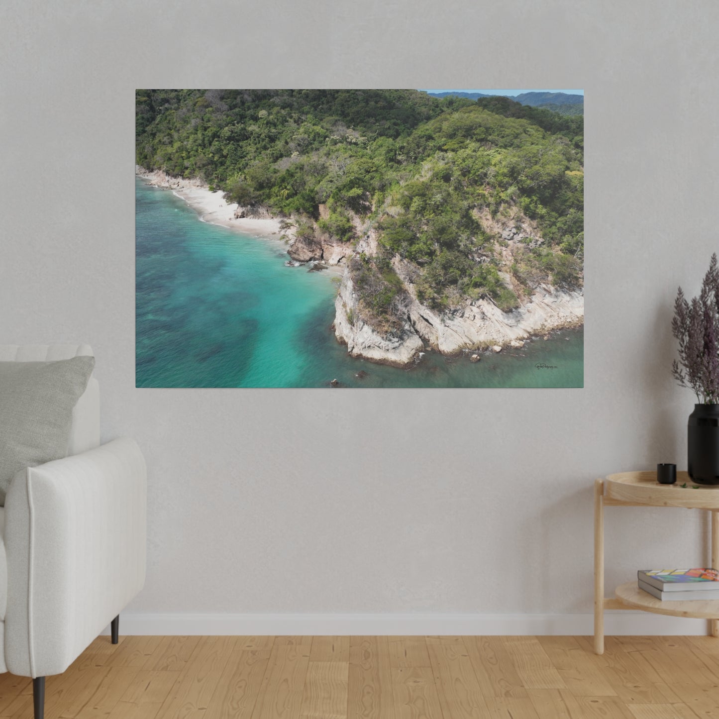 "Paradise Unleashed: Tranquil Tides at Playa Quesera, Costa Rica"- Canvas