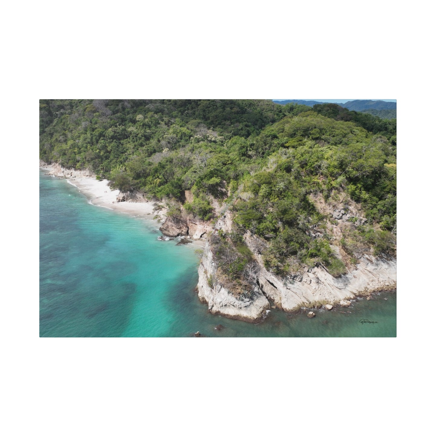 "Paradise Unleashed: Tranquil Tides at Playa Quesera, Costa Rica"- Canvas
