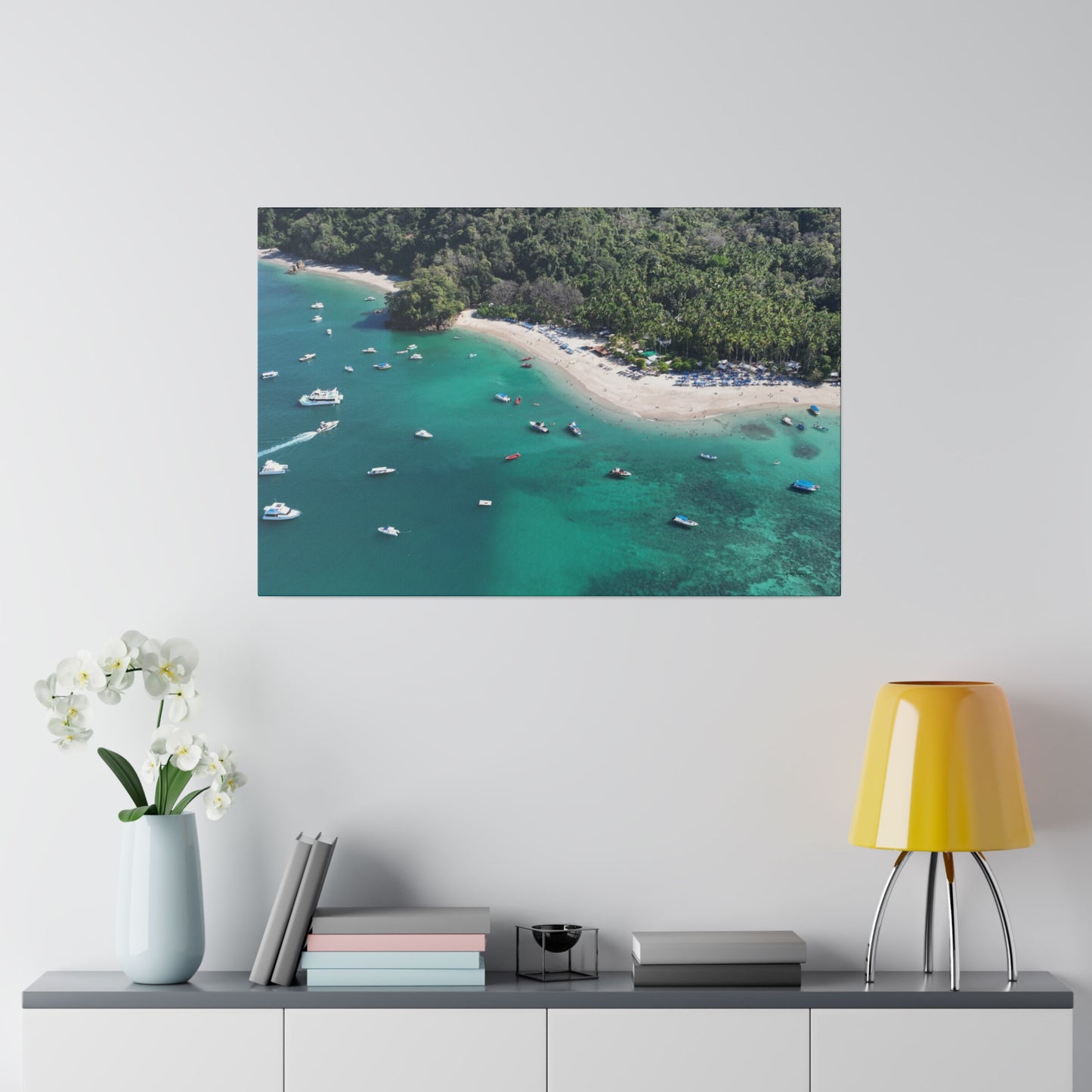 "Paradise Uncovered: The Tropical Wonders of Isla Tortuga, Costa Rica"- Canvas