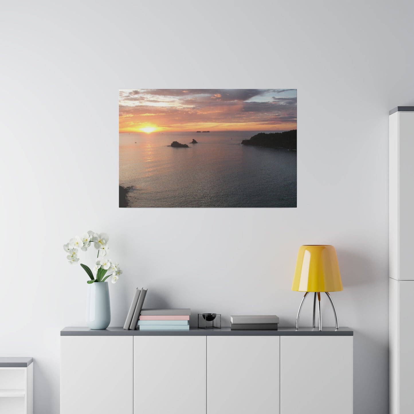 "Tropical Serenade: Las Catalinas, Guanacaste - A Paradise Unveiled"- Canvas