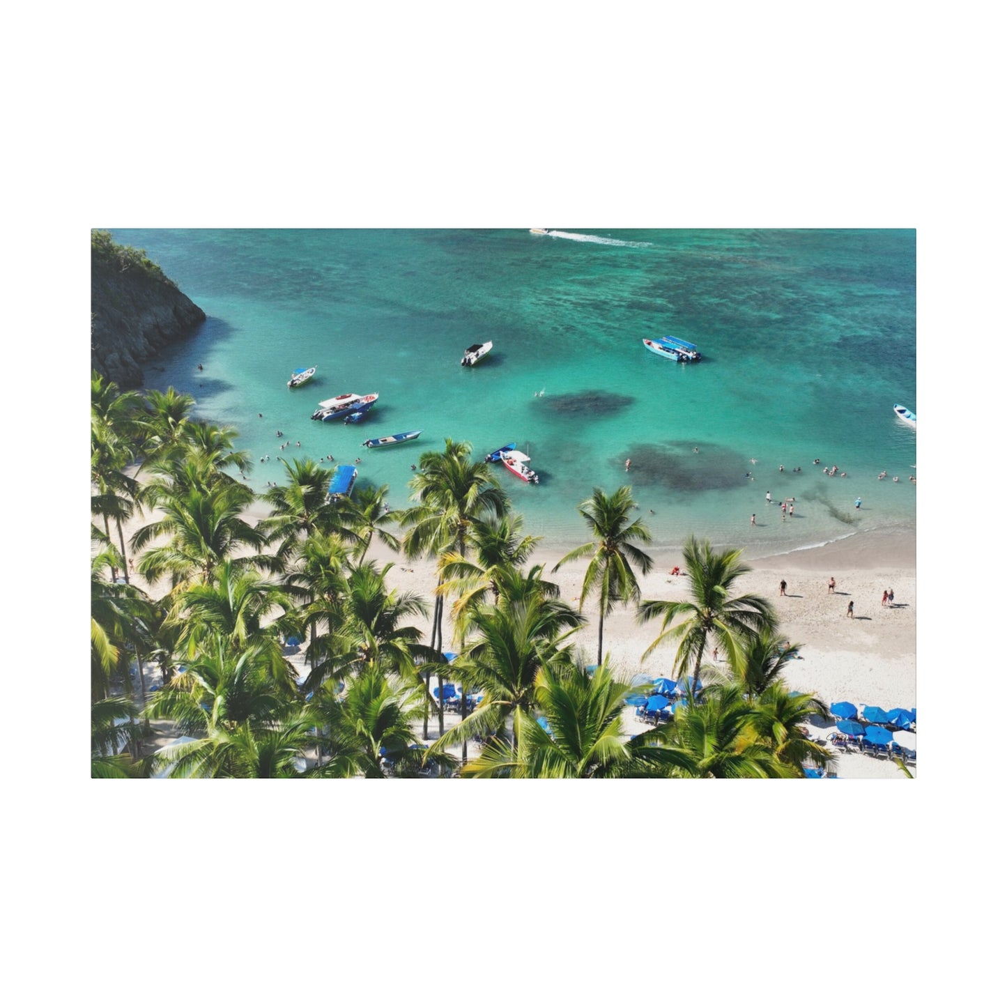 "Enchanted Escape: The Hidden Paradise of Isla Tortuga, Costa Rica"- Canvas