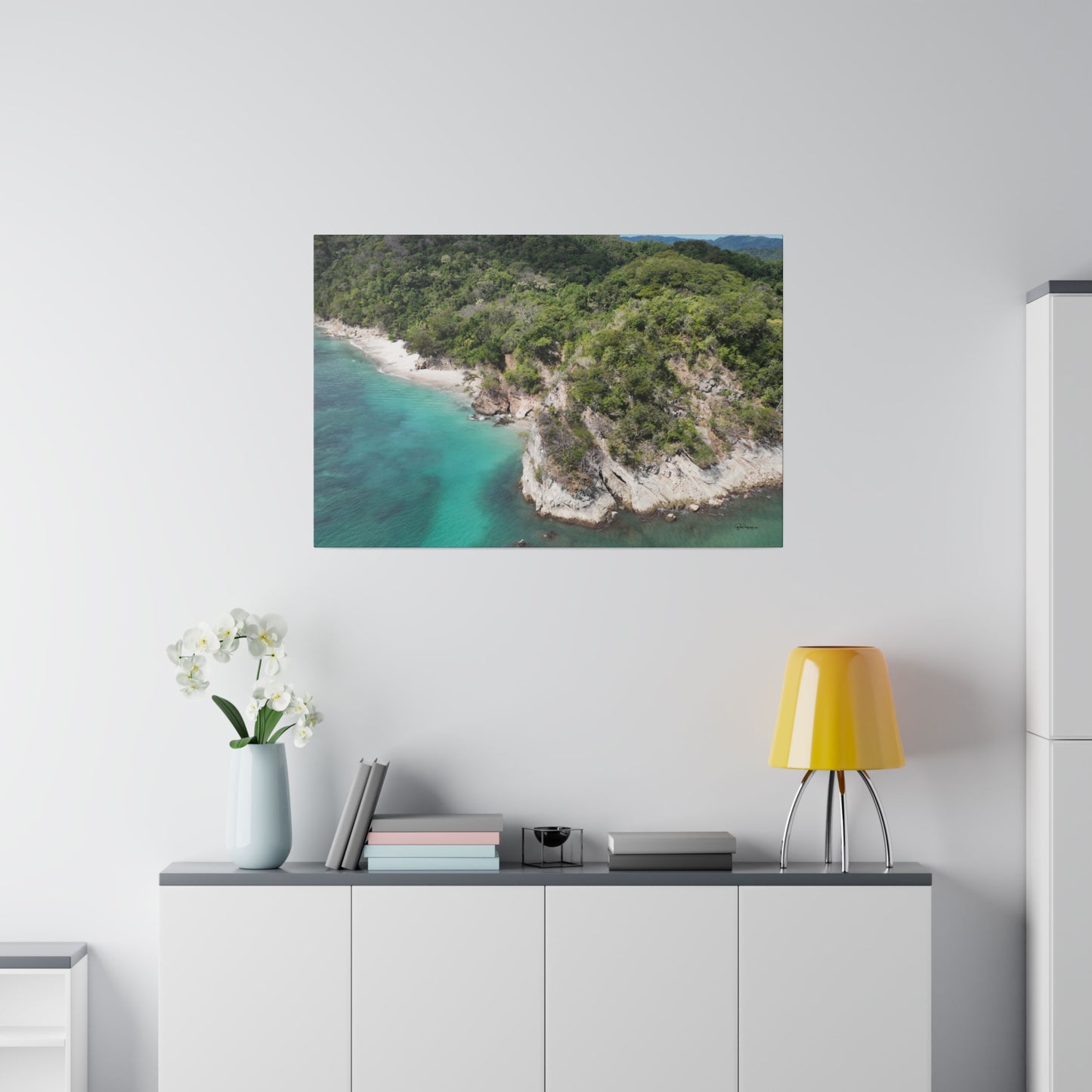 "Paradise Unleashed: Tranquil Tides at Playa Quesera, Costa Rica"- Canvas