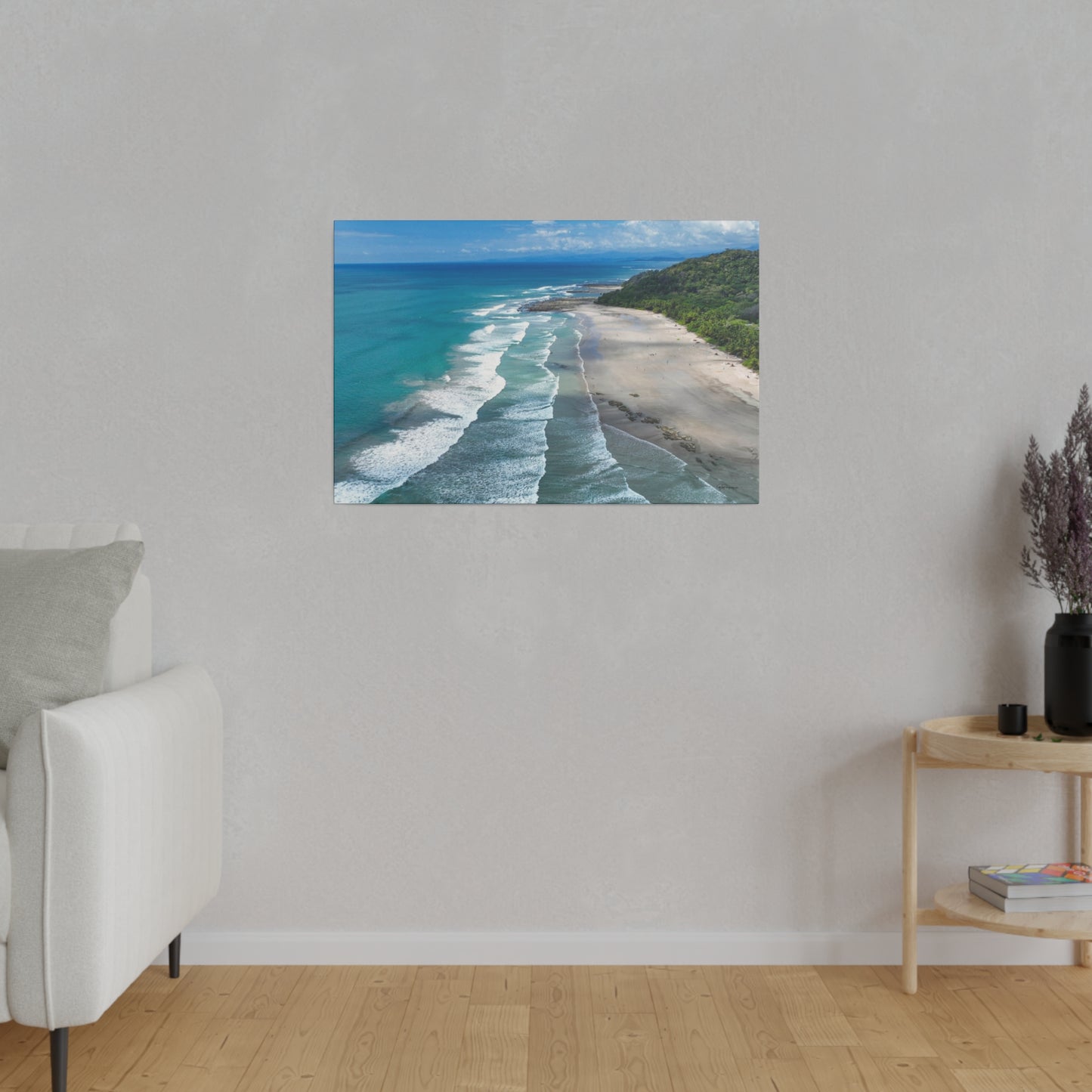 "Serene Splendors of Santa Teresa Beach: A Costa Rican Tropical Paradise"- Canvas