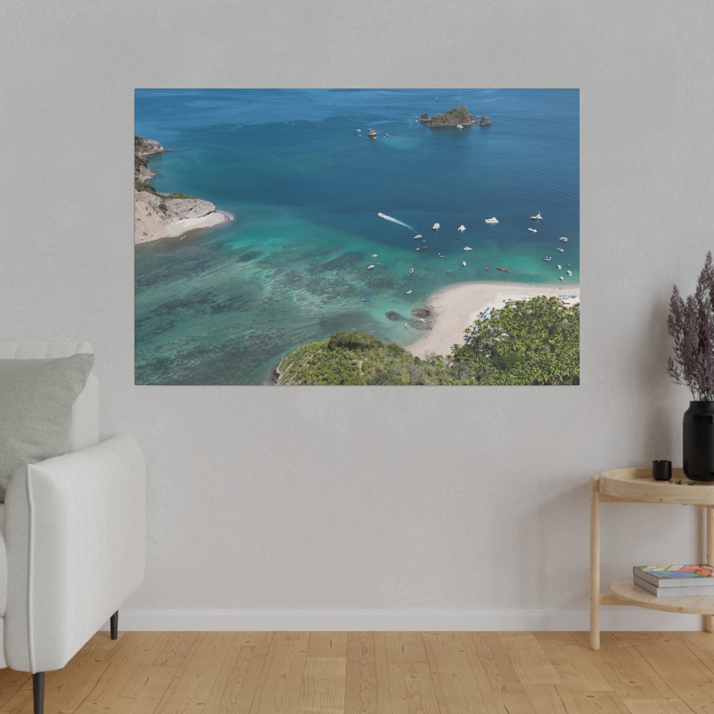 "Tropical Serenity: The Enchanting Allure of Isla Tortuga, Costa Rica"- Canvas