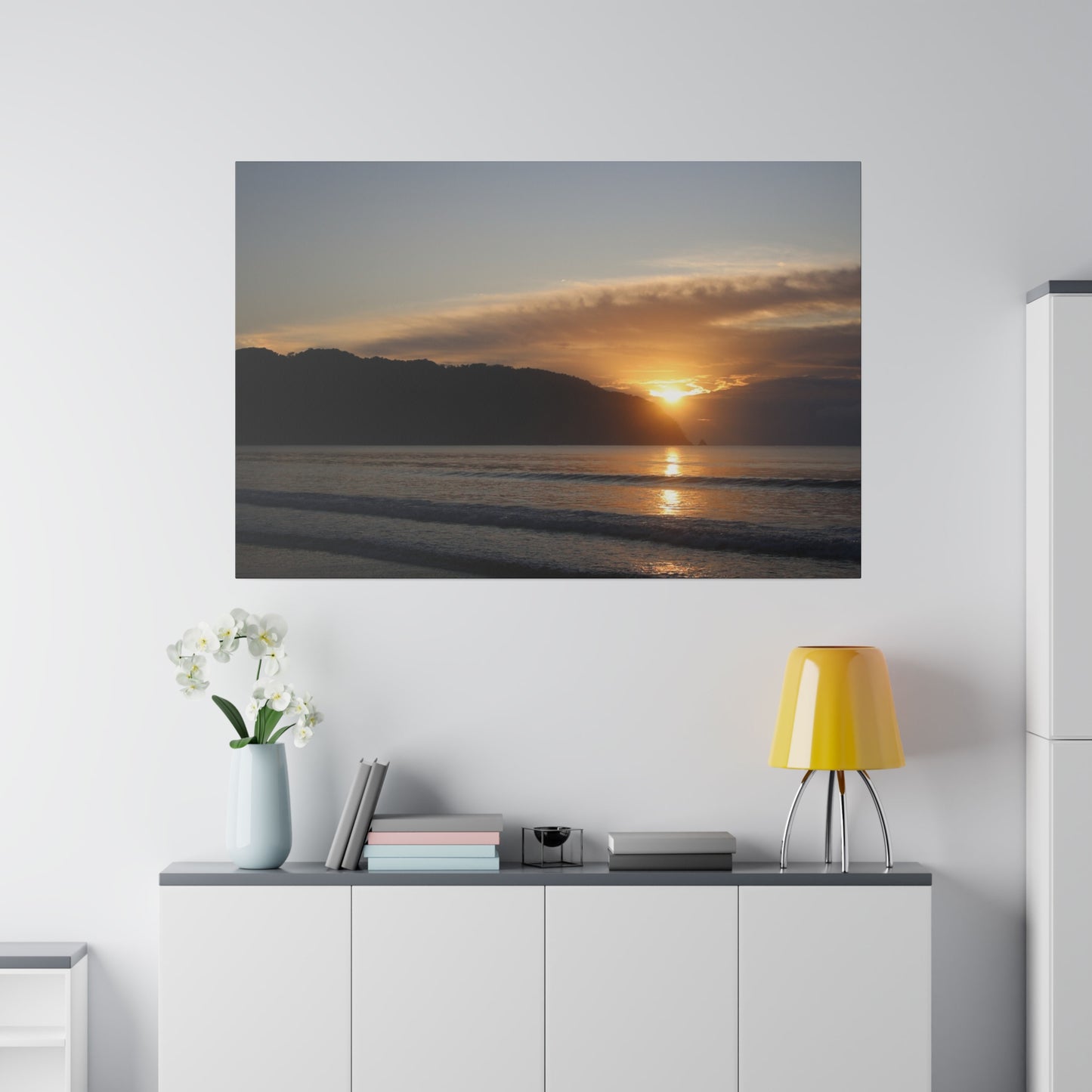 "Enchanted Tropics: Costa Rica Sunset Serenity"- Canvas