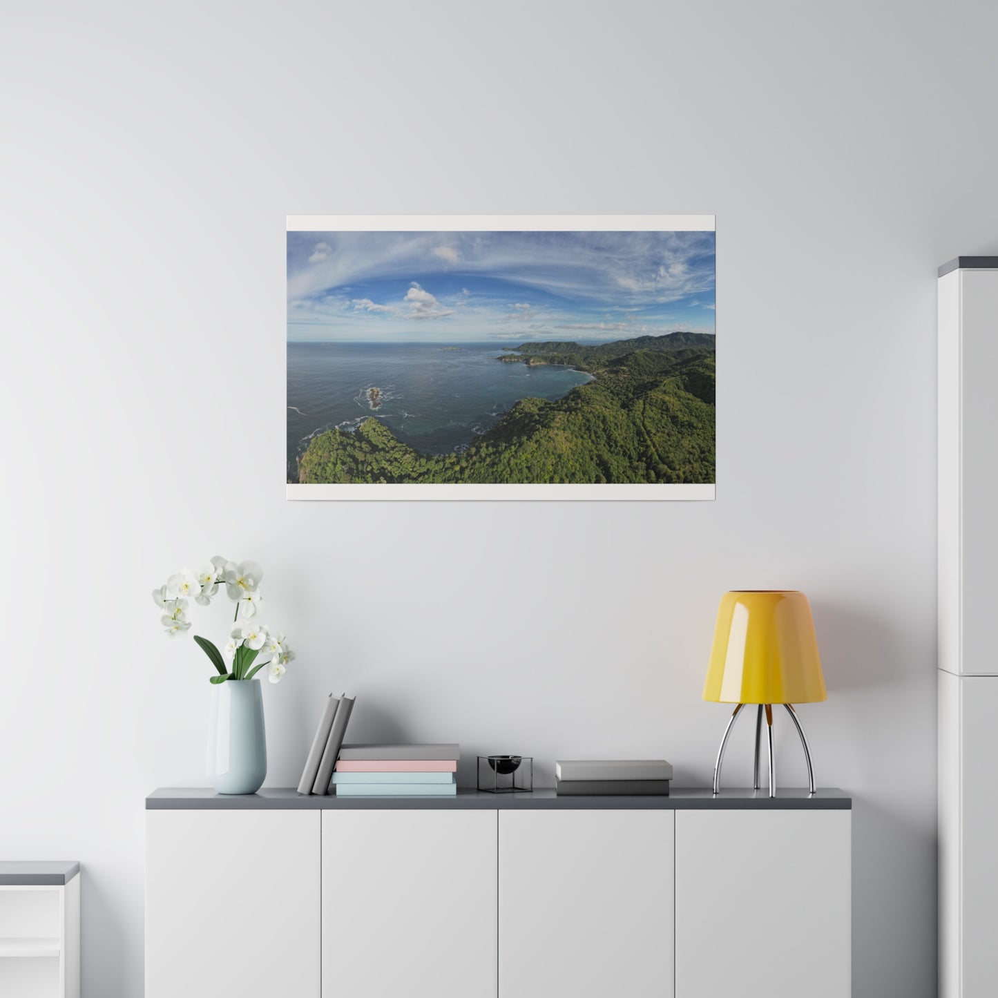 "Sunkissed Charms: A Tropical Bliss in Las Catalinas, Guanacaste"- Canvas