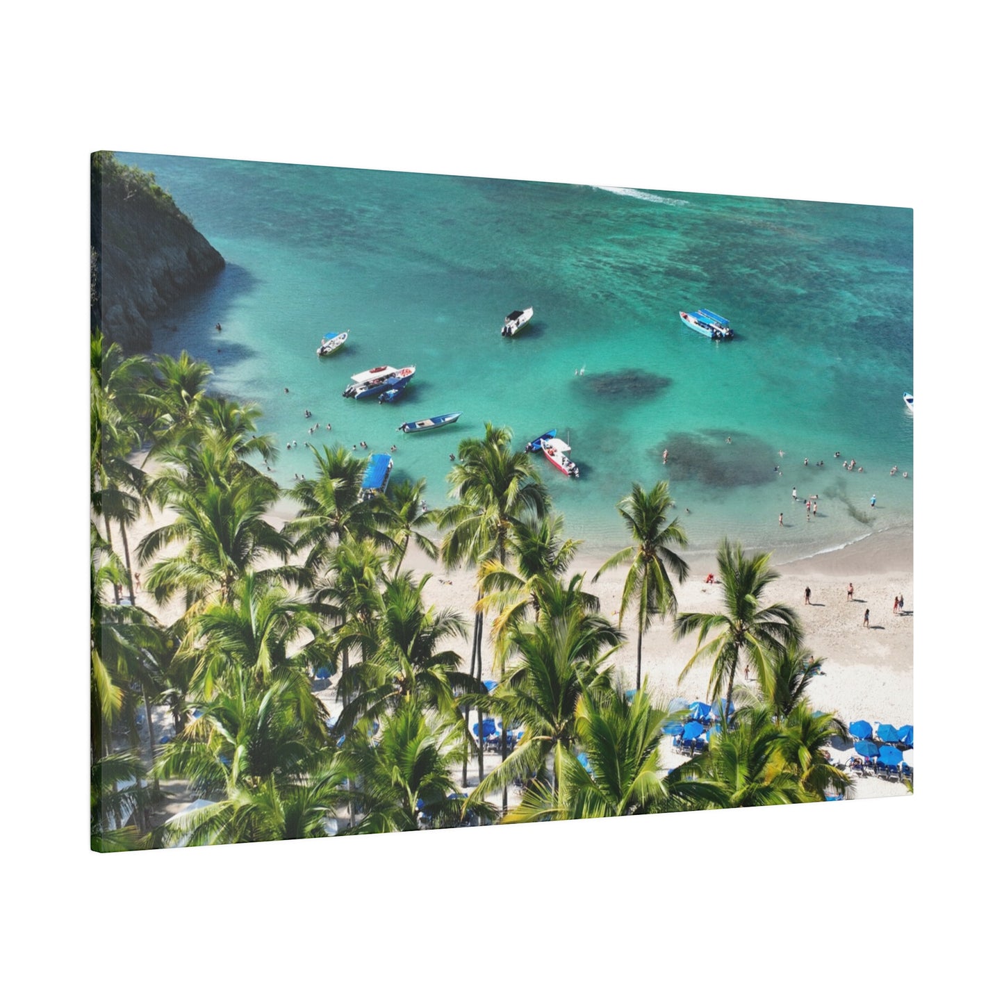 "Enchanted Escape: The Hidden Paradise of Isla Tortuga, Costa Rica"- Canvas