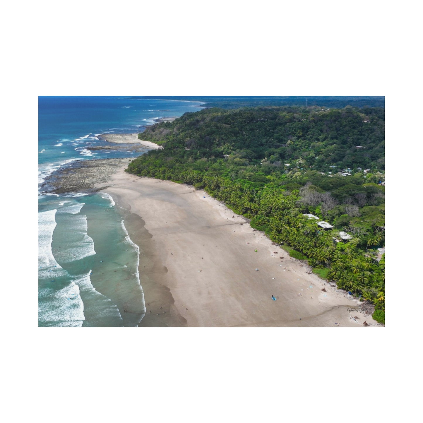 "Exotic Embrace: Santa Teresa Beach & Malpais Beach - The Heavenly Edges of Costa Rica"- Canvas