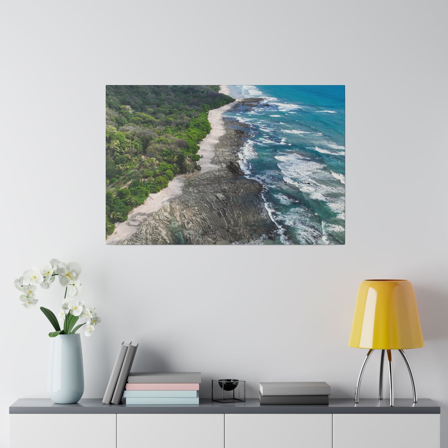 "Tropical Dreams: A Visual Journey to Santa Teresa Beach and Malpais Beach, Costa Rica"- Canvas