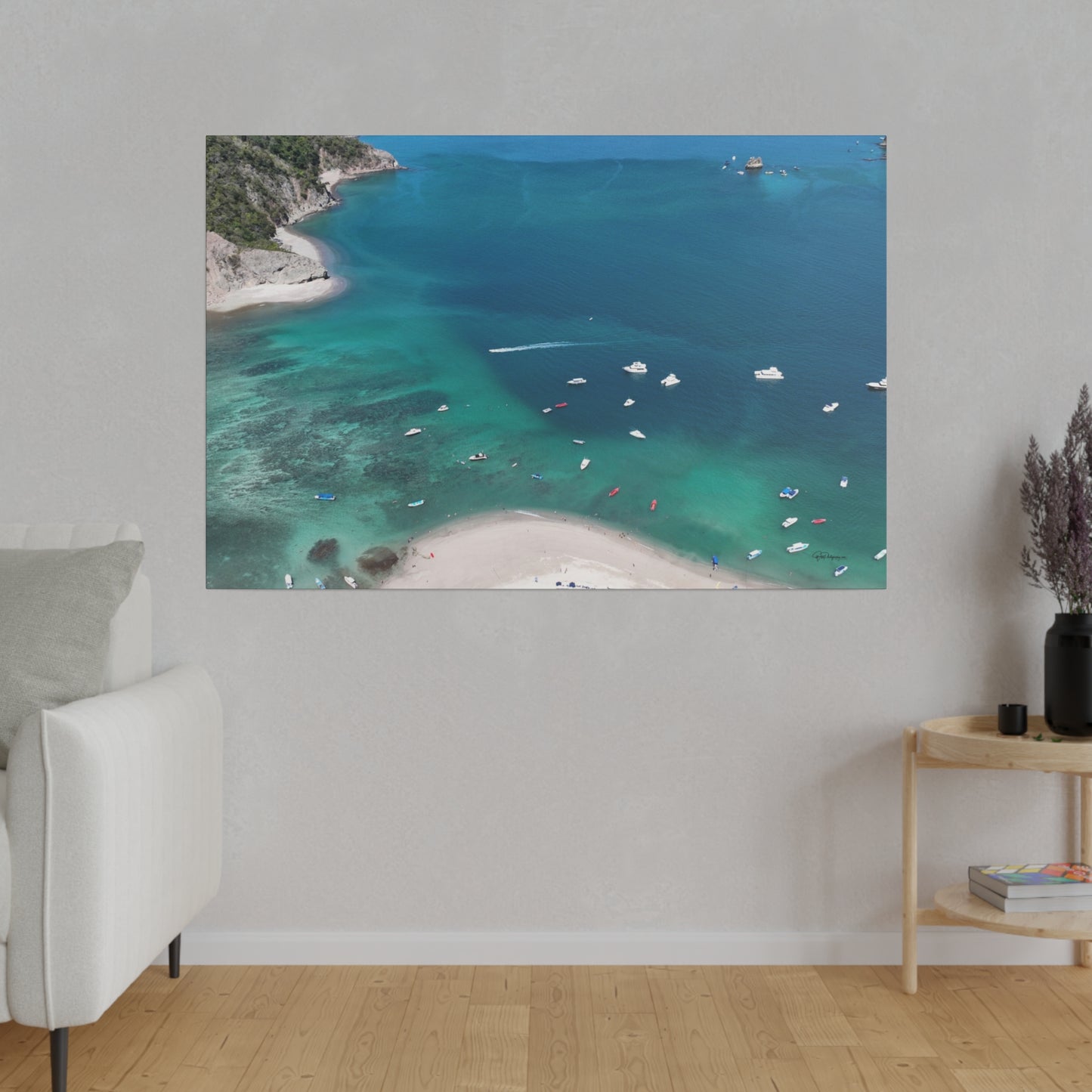 "Tropical Serenity: Escape to Isla Tortuga, Costa Rica"- Canvas