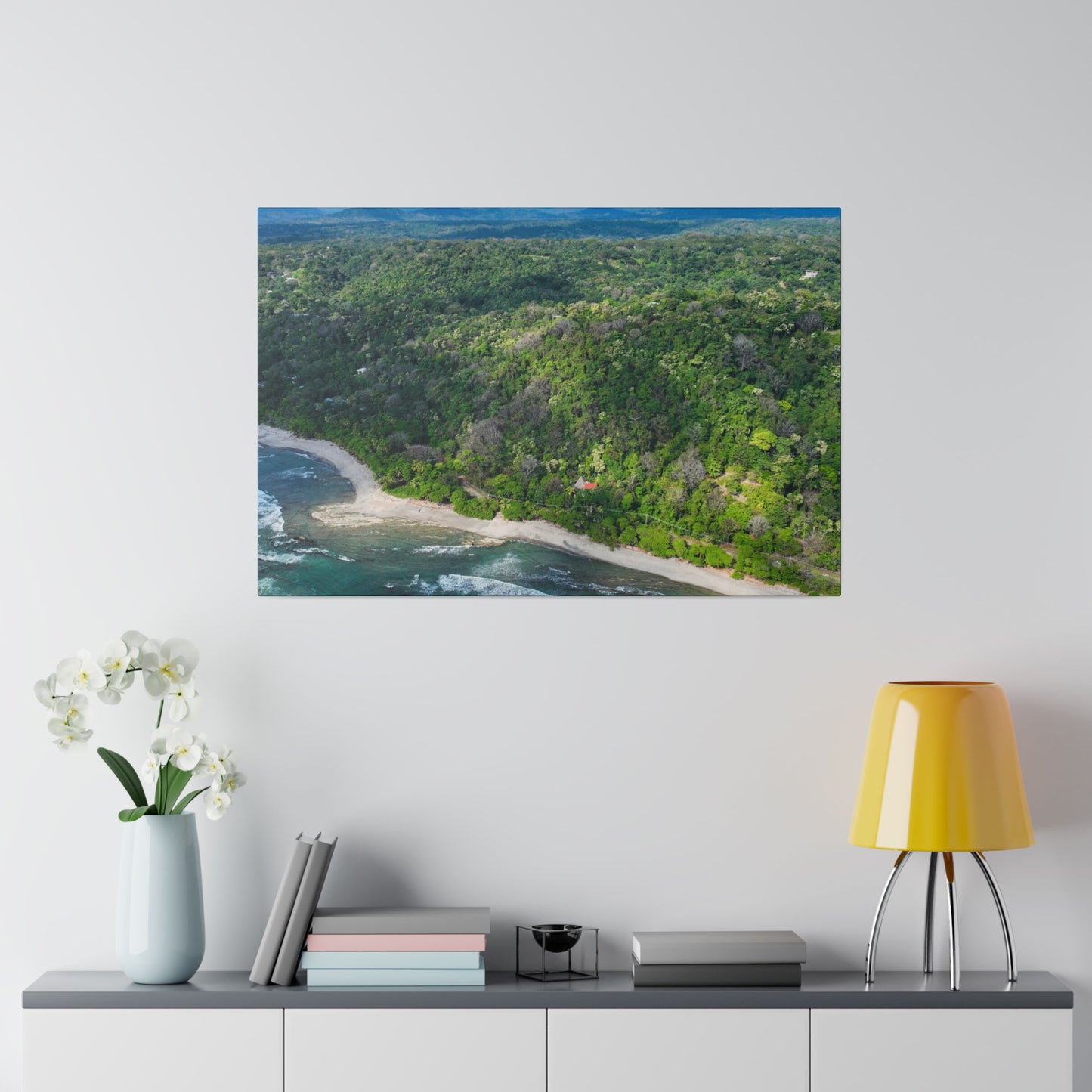 "Emerald Eden: A Lush Glimpse into the Tropical Majesty of Costa Rica"- Canvas
