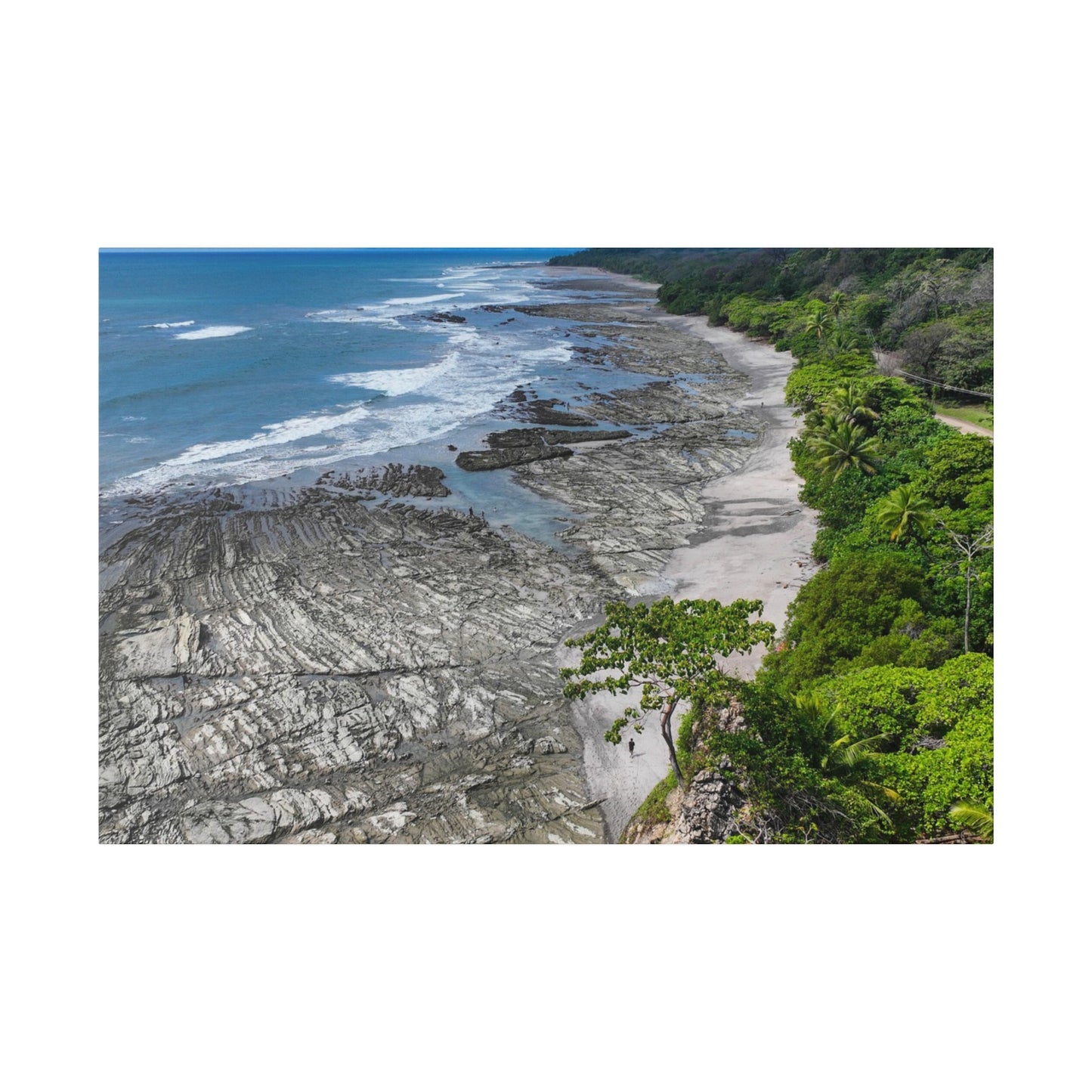 "Essence of Emerald: Capturing Costa Rica's Vibrant Tropical Majesty"- Canvas