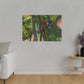 "Lapas in Paradise: A Tropical Serenade of Flying Macaws"- Canvas