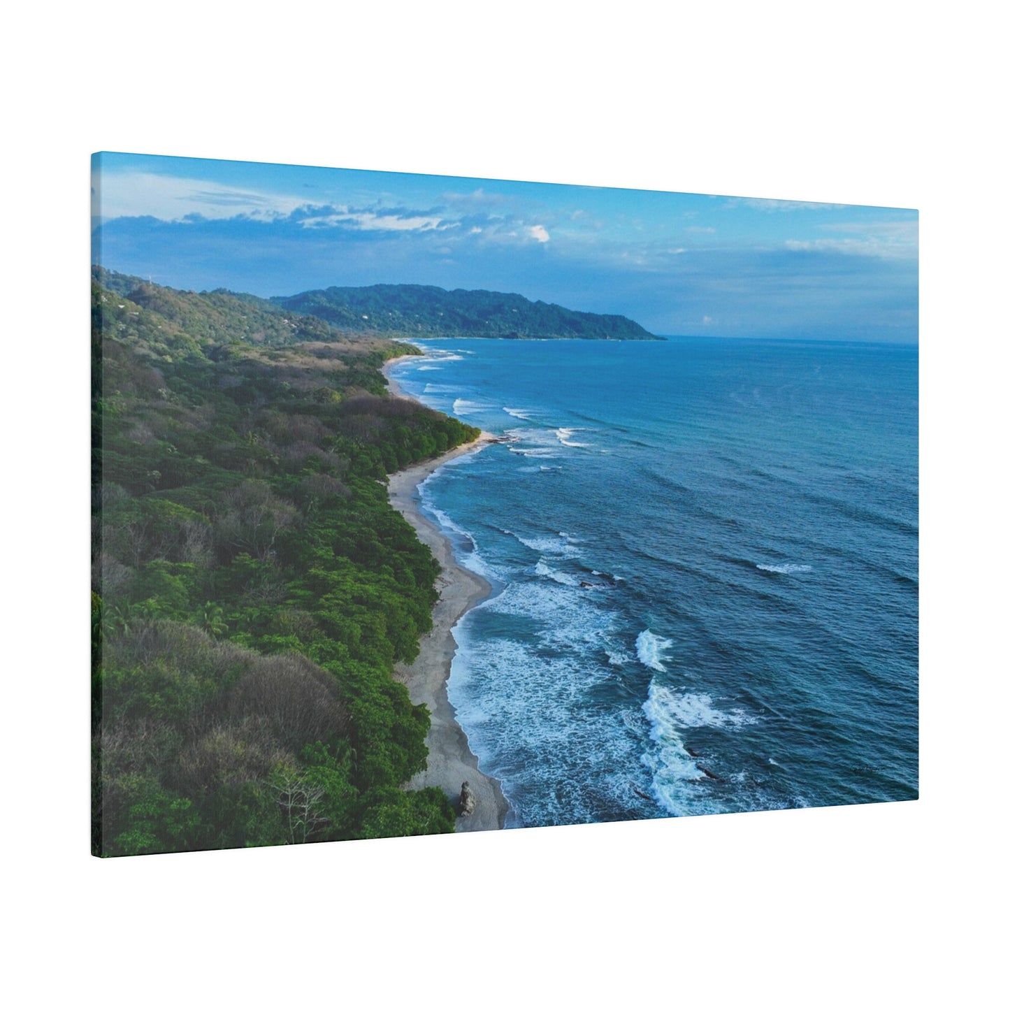 "Verdant Vistas: Captivating Costa Rica - A Tropical Wonderland"- Canvas