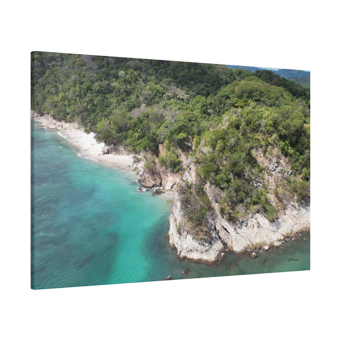 "Paradise Unleashed: Tranquil Tides at Playa Quesera, Costa Rica"- Canvas