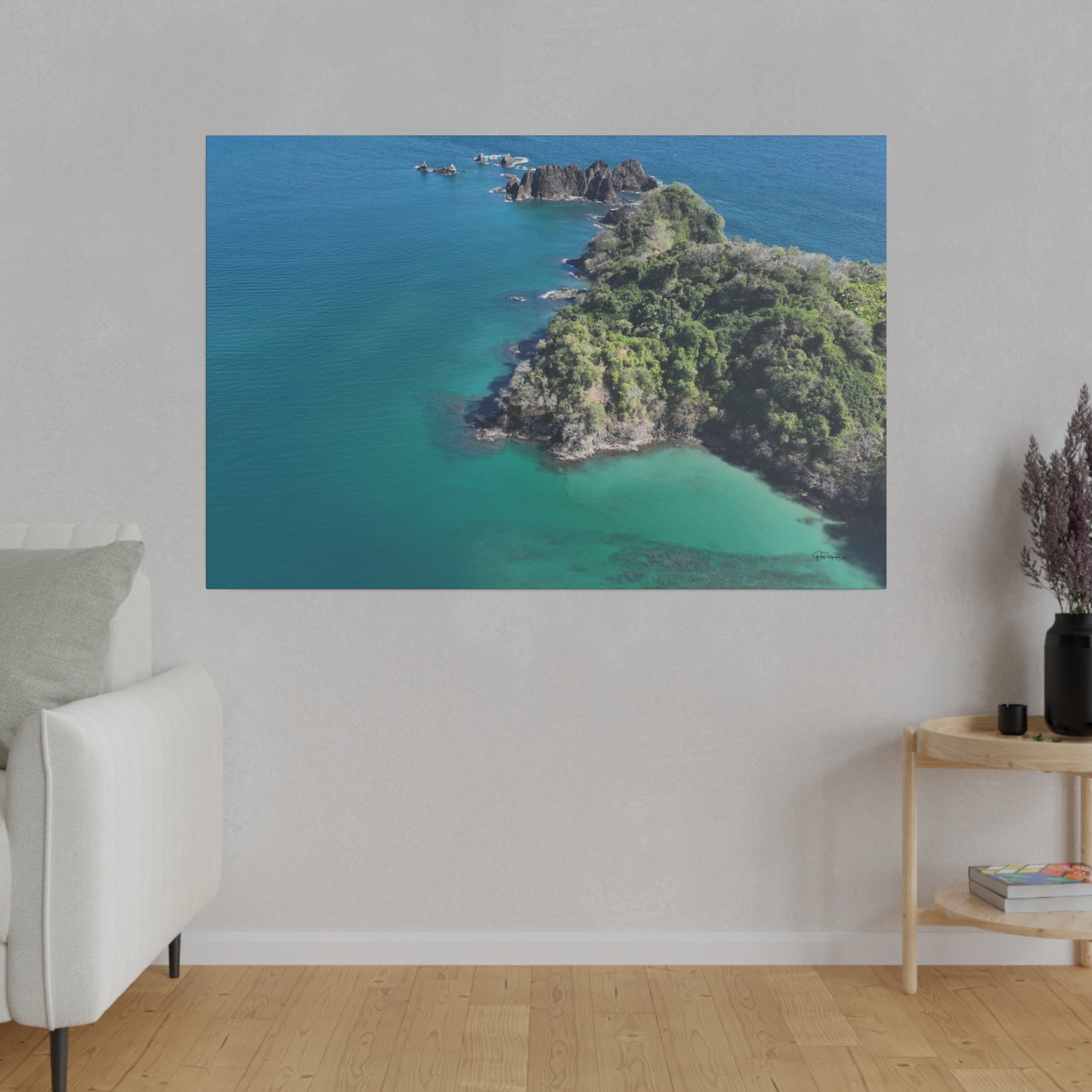 "Paradise Found: Vibrant Vistas of Isla Tortuga, Costa Rica"- Canvas