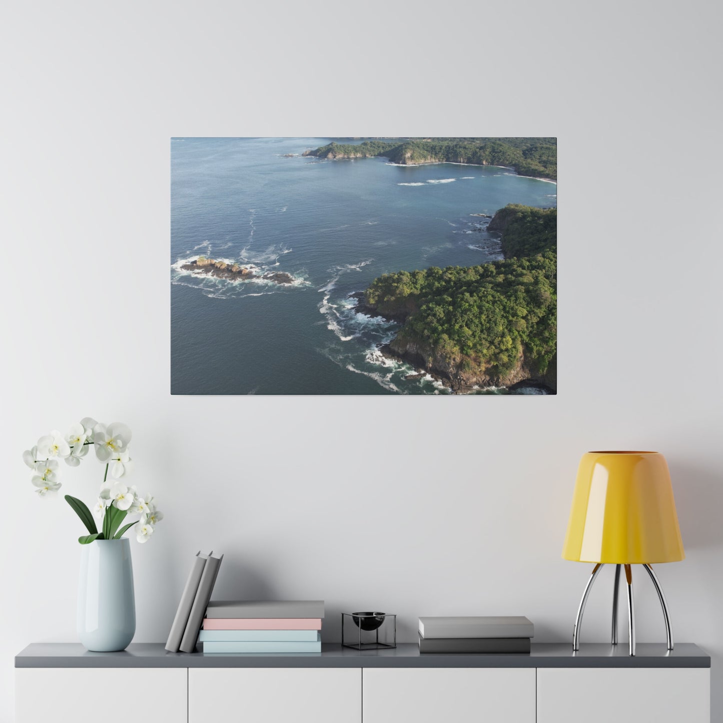 "Tropical Bliss: An Enchanting Glimpse of Las Catalinas, Guanacaste"- Canvas