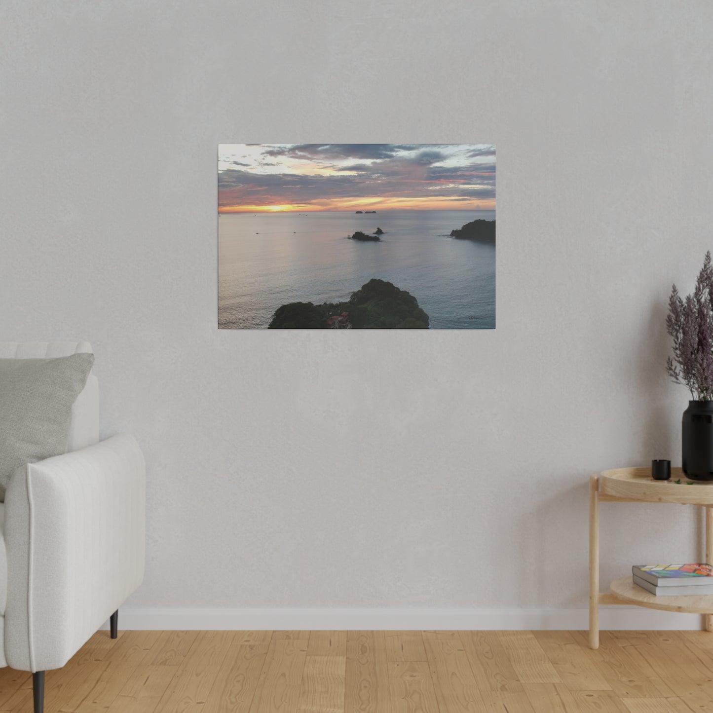 "Tropical Splendors: Hideaway in Las Catalinas, Guanacaste"- Canvas