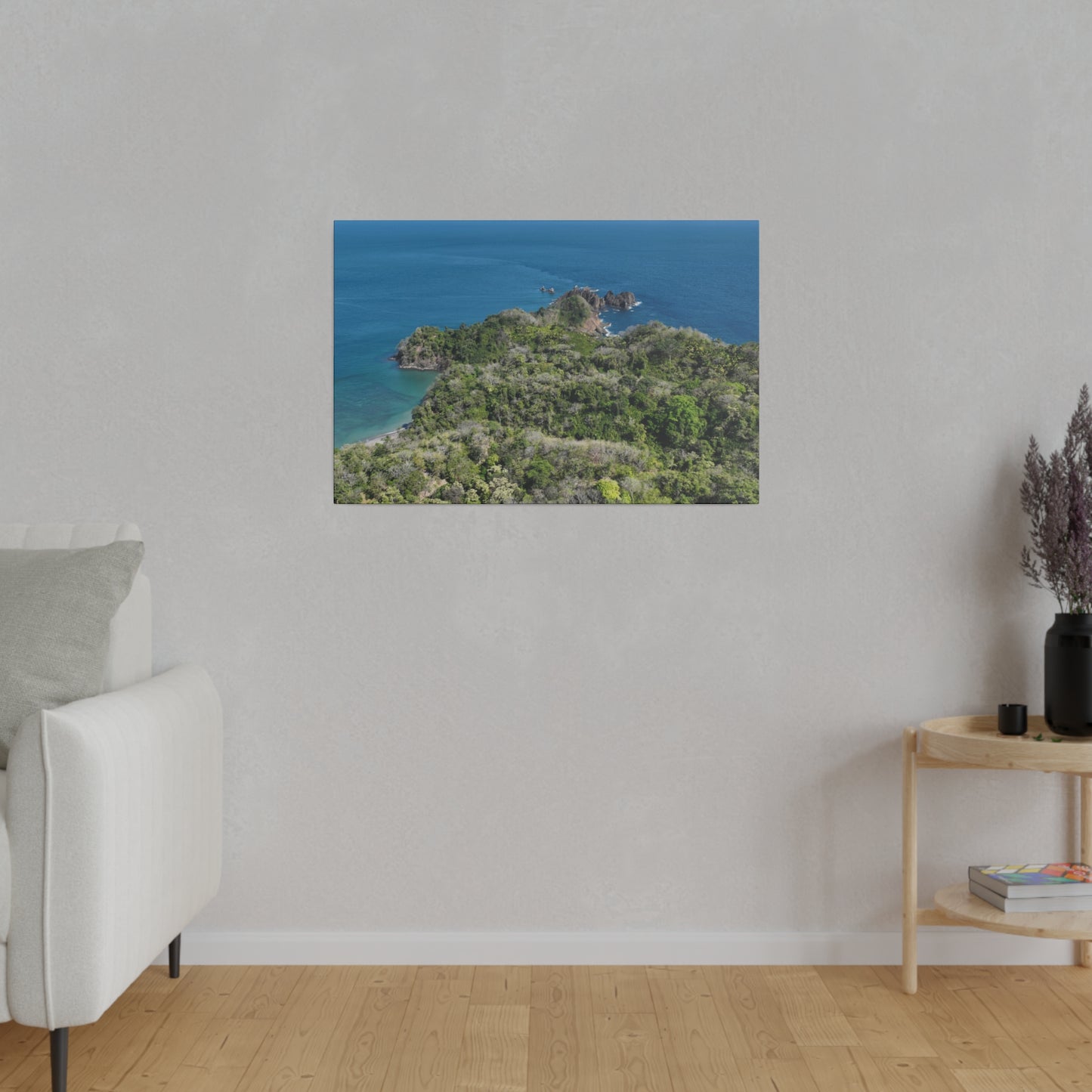 "Paradise Unveiled: The Tropical Tranquility of Isla Tortuga, Costa Rica"- Canvas