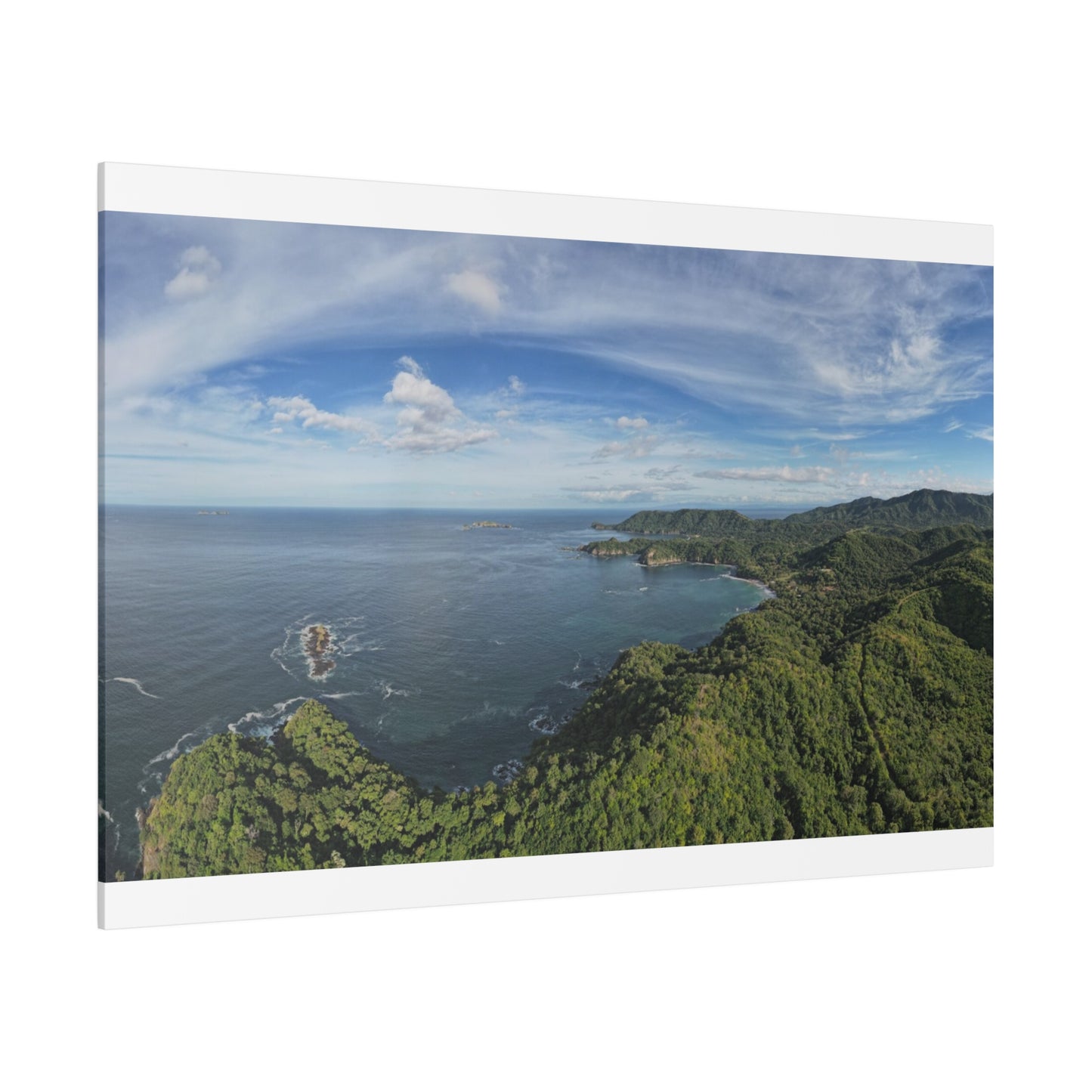 "Sunkissed Charms: A Tropical Bliss in Las Catalinas, Guanacaste"- Canvas