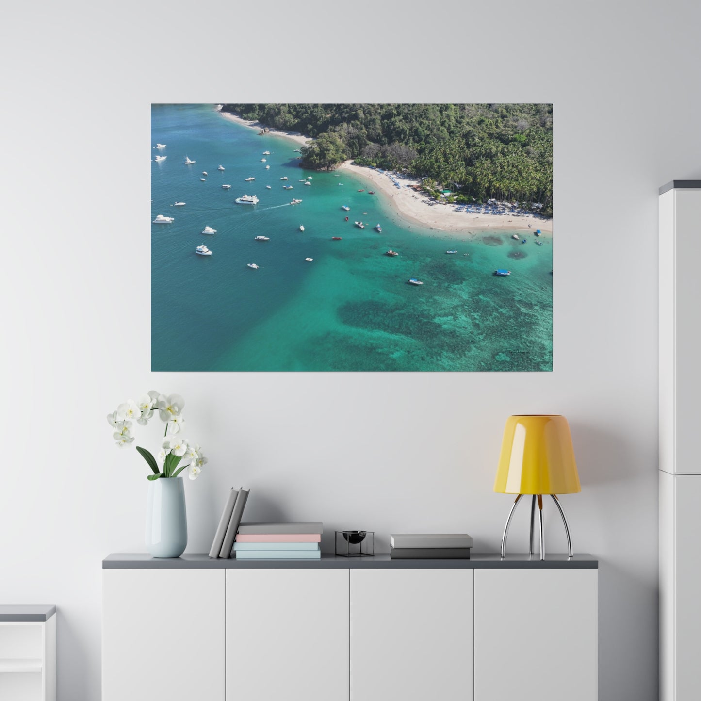 "Paradise Unveiled: The Lush Serenity of Isla Tortuga, Costa Rica"- Canvas