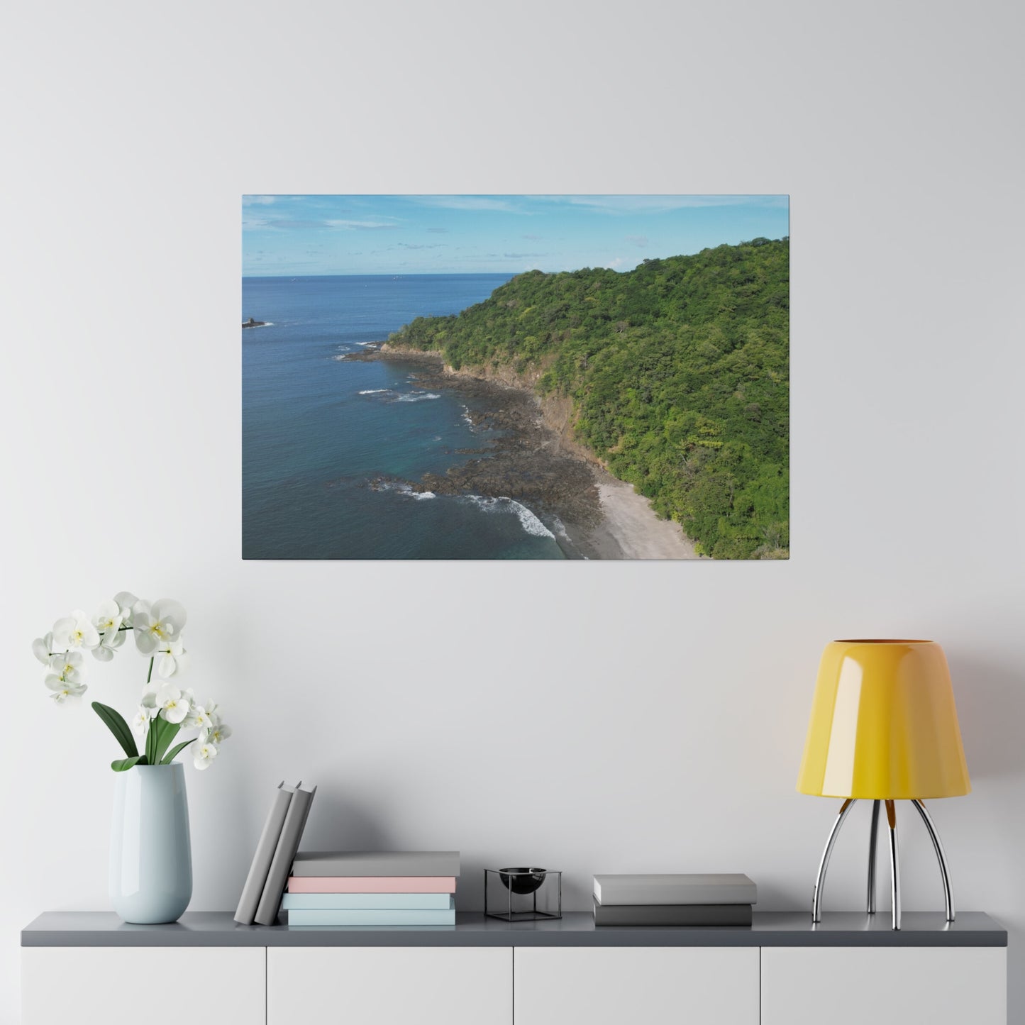 "Tropical Bliss: Las Catalinas, Guanacaste - An Oceanfront Paradise"- Canvas