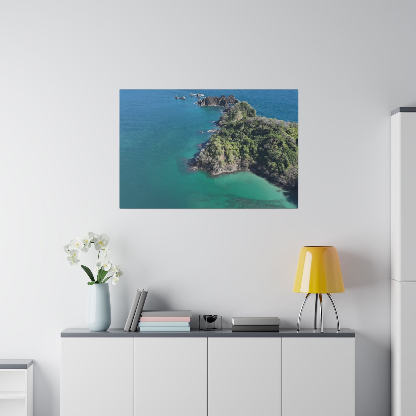 "Paradise Found: Vibrant Vistas of Isla Tortuga, Costa Rica"- Canvas