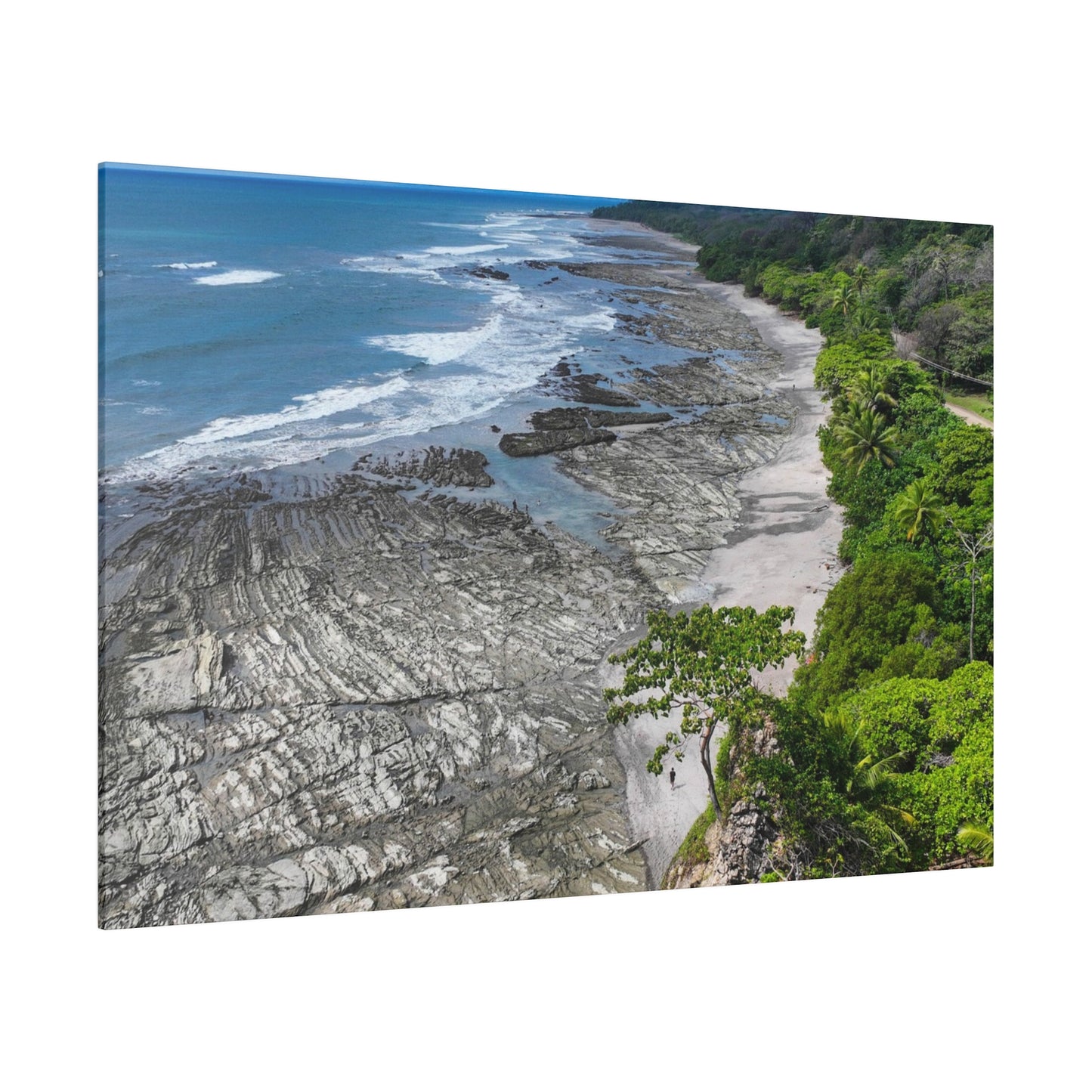 "Essence of Emerald: Capturing Costa Rica's Vibrant Tropical Majesty"- Canvas