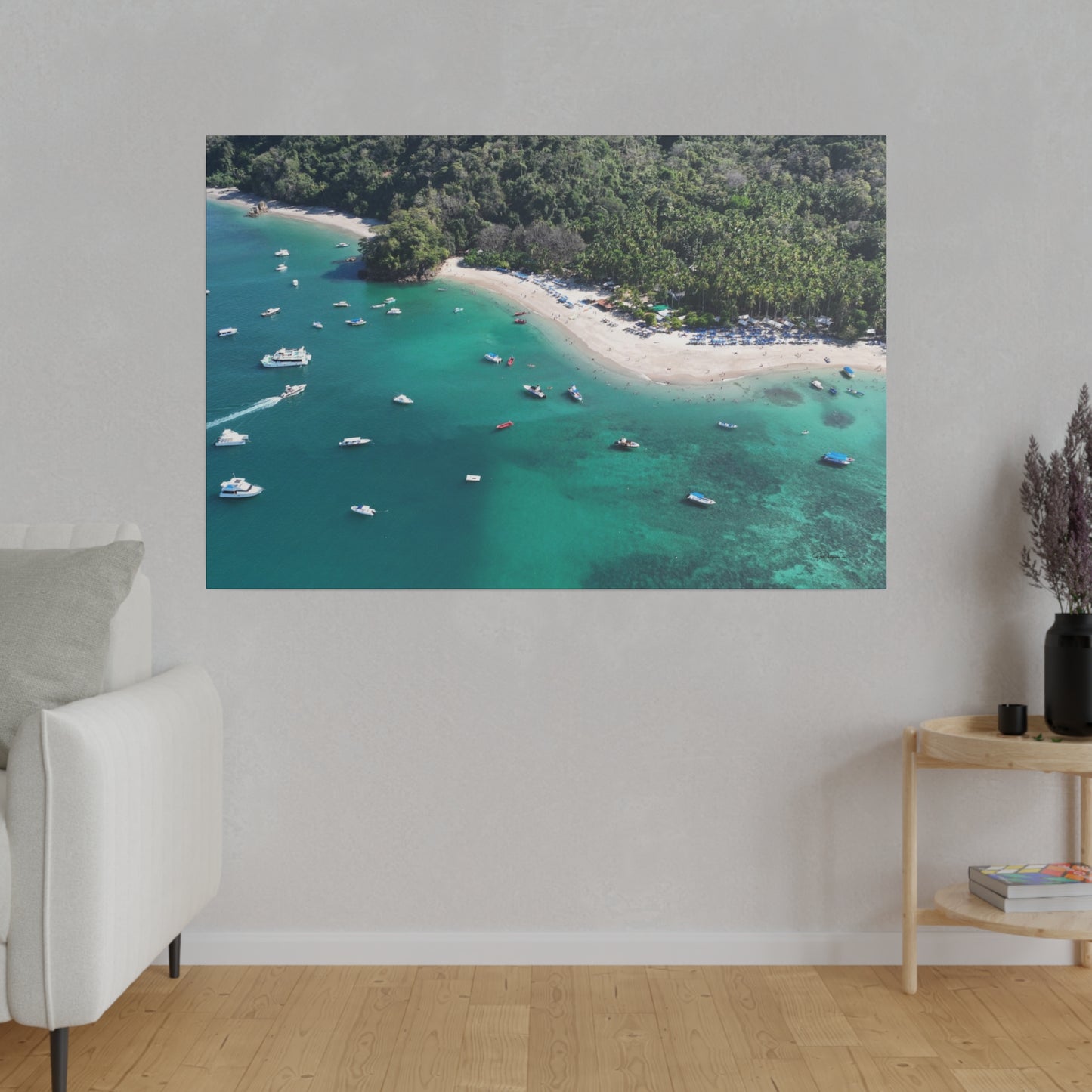 "Paradise Uncovered: The Tropical Wonders of Isla Tortuga, Costa Rica"- Canvas