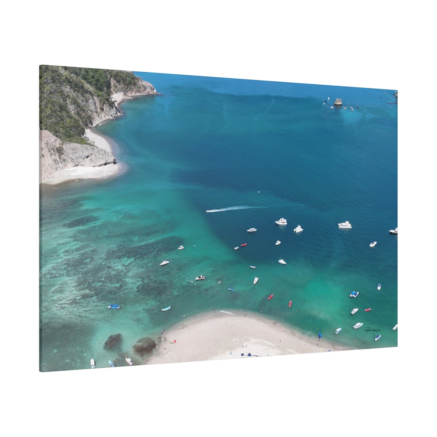 "Tropical Serenity: Escape to Isla Tortuga, Costa Rica"- Canvas