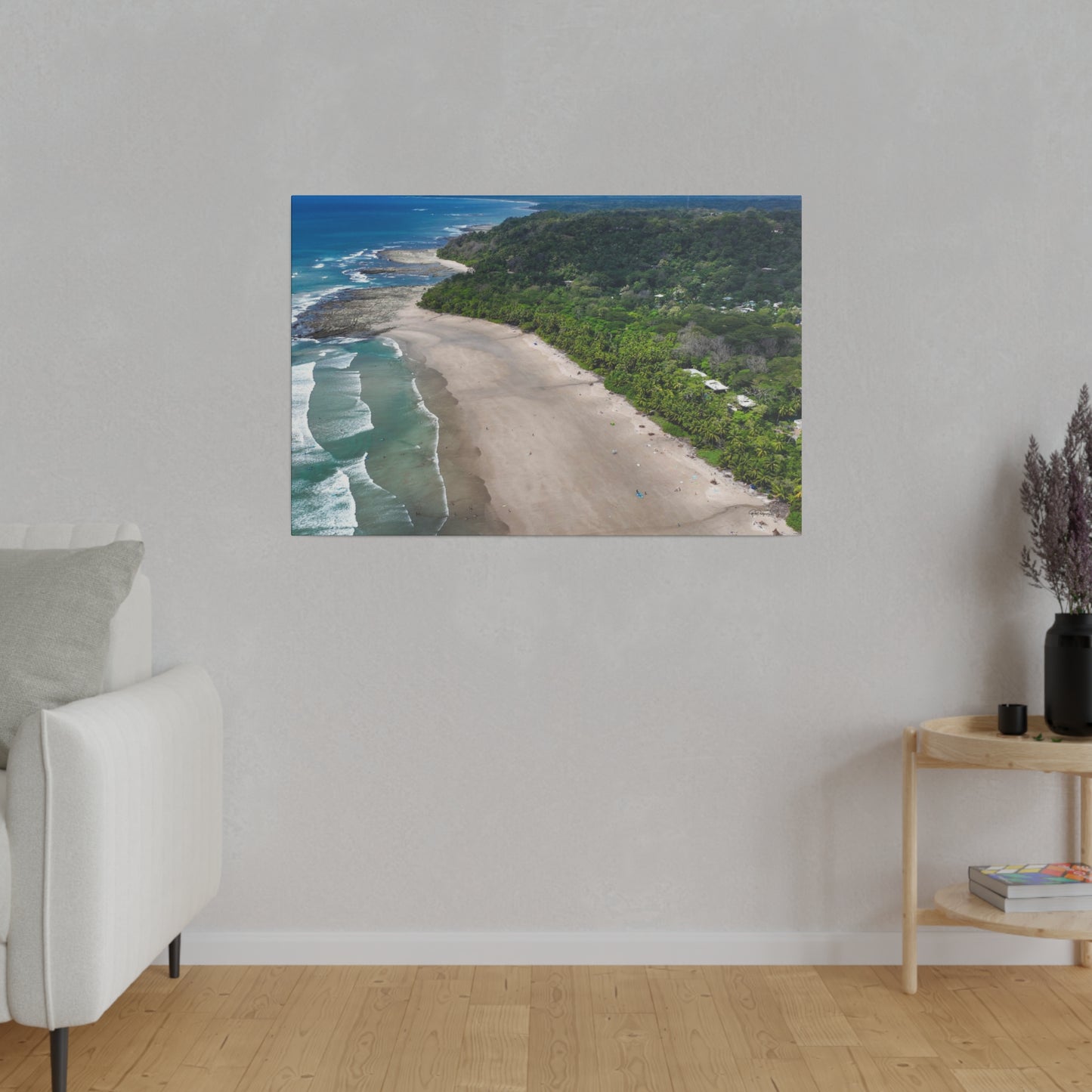 "Exotic Embrace: Santa Teresa Beach & Malpais Beach - The Heavenly Edges of Costa Rica"- Canvas
