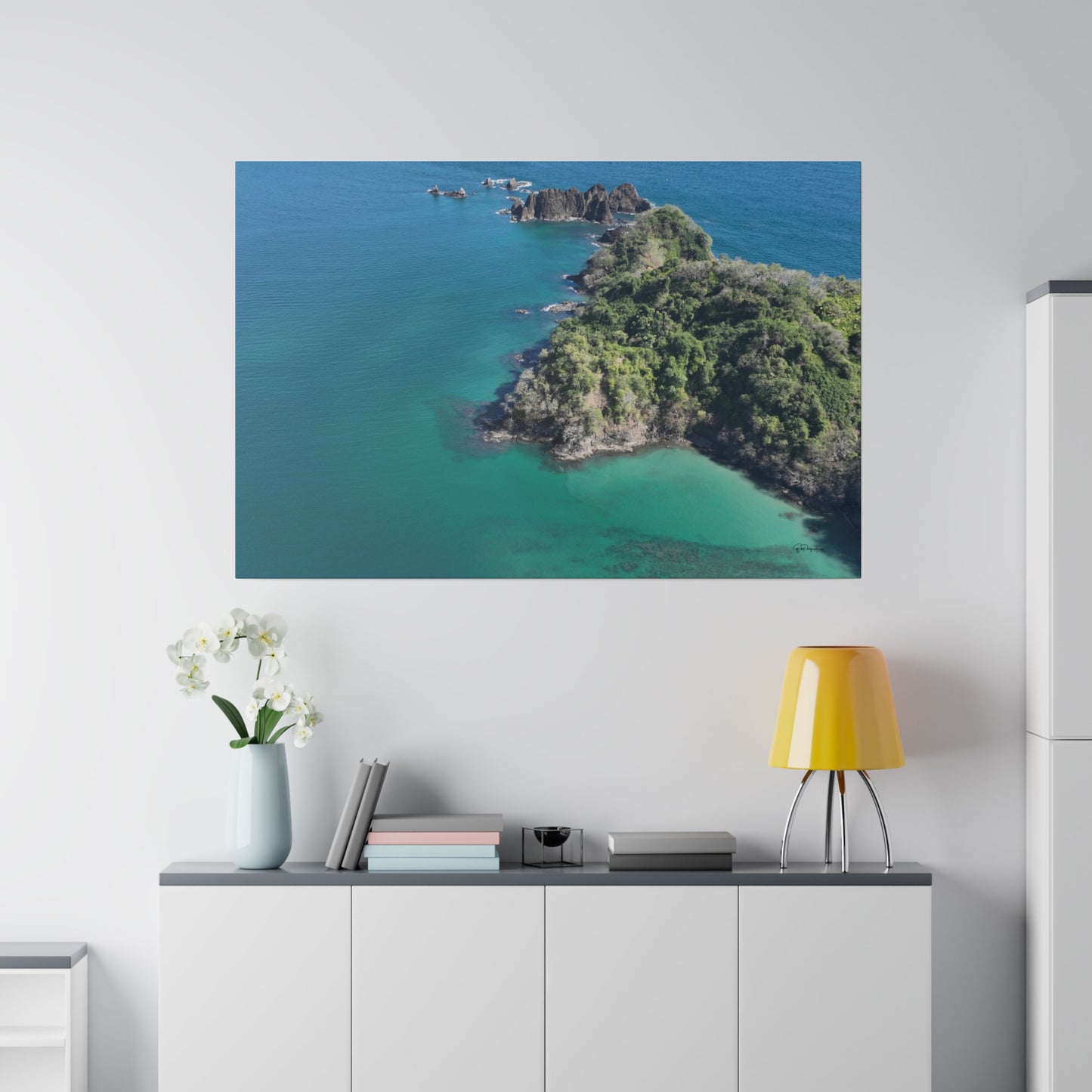 "Paradise Found: Vibrant Vistas of Isla Tortuga, Costa Rica"- Canvas