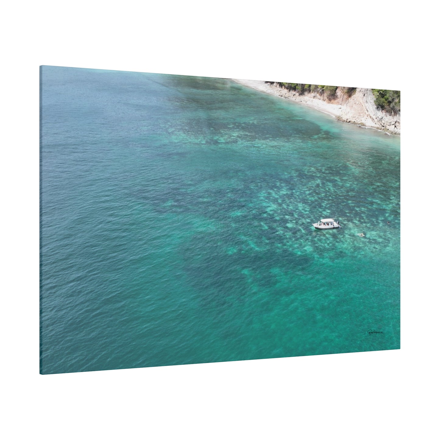 "Sun-Kissed Splendor: Playa Quesera, Costa Rica - Escape to Tropical Paradise"- Canvas
