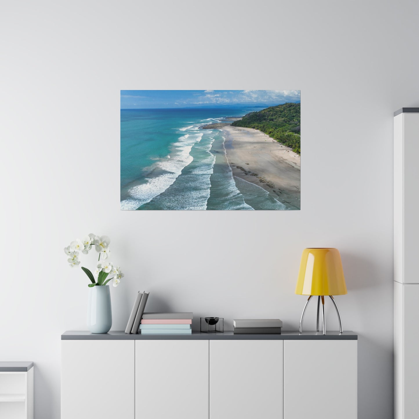 "Serene Splendors of Santa Teresa Beach: A Costa Rican Tropical Paradise"- Canvas