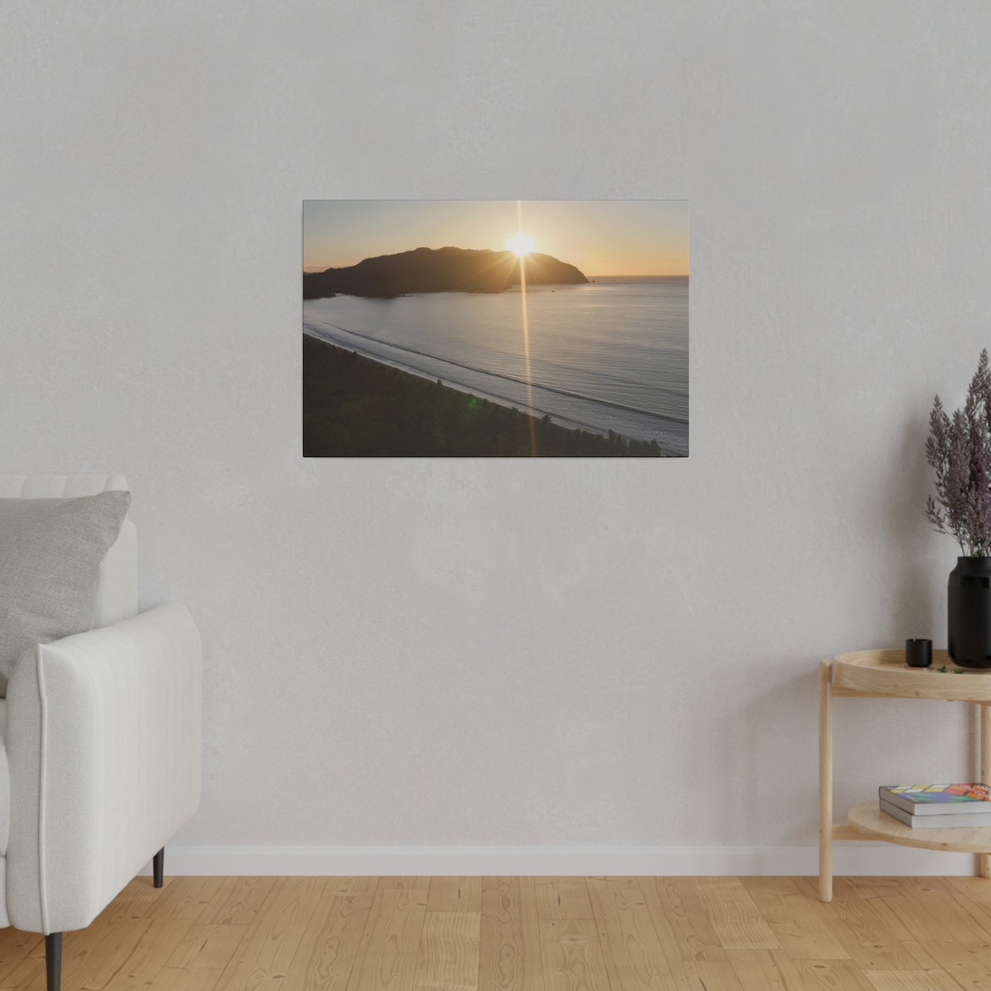 "Paradise Twilight: Costa Rica Sunset Serenade"- Canvas