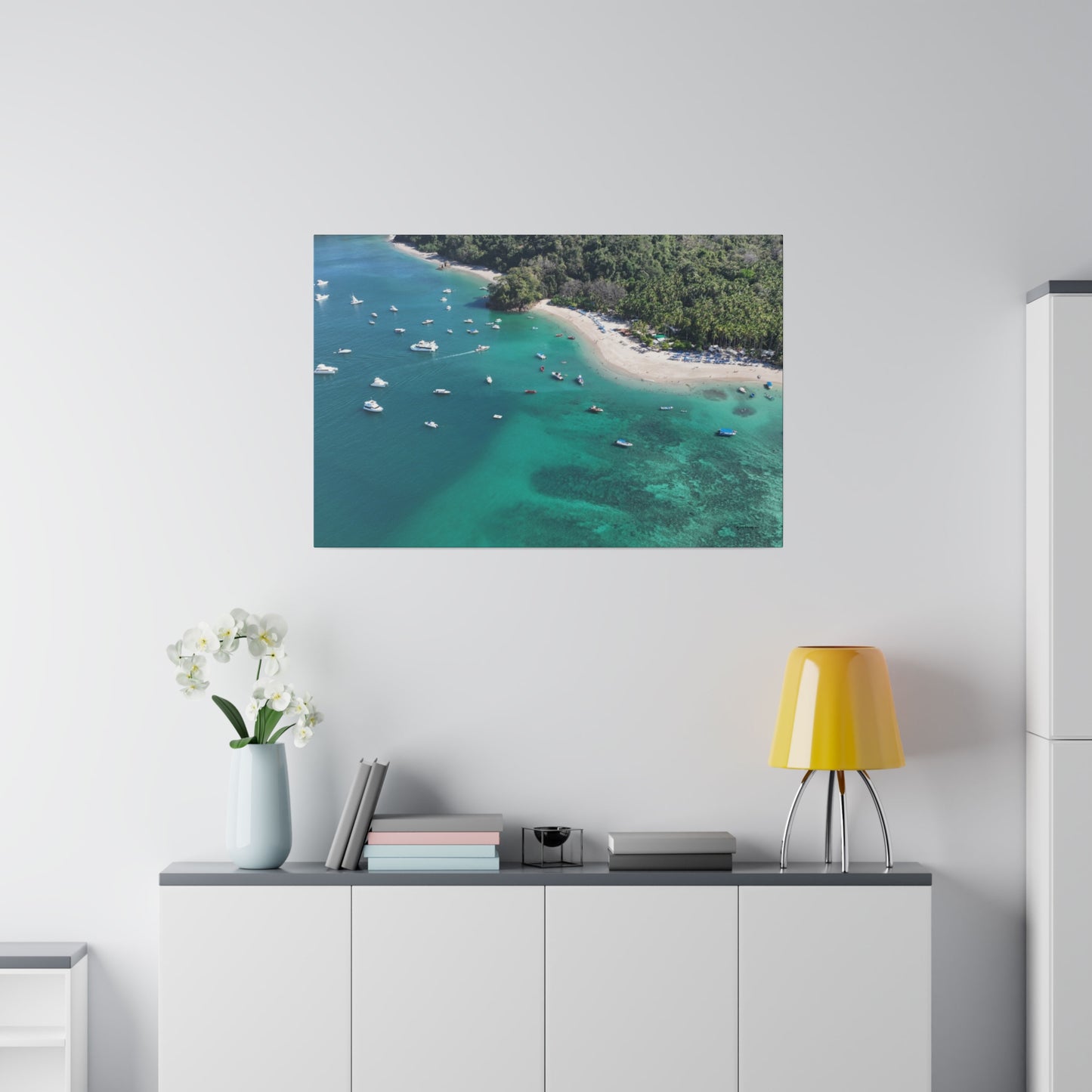 "Paradise Unveiled: The Lush Serenity of Isla Tortuga, Costa Rica"- Canvas