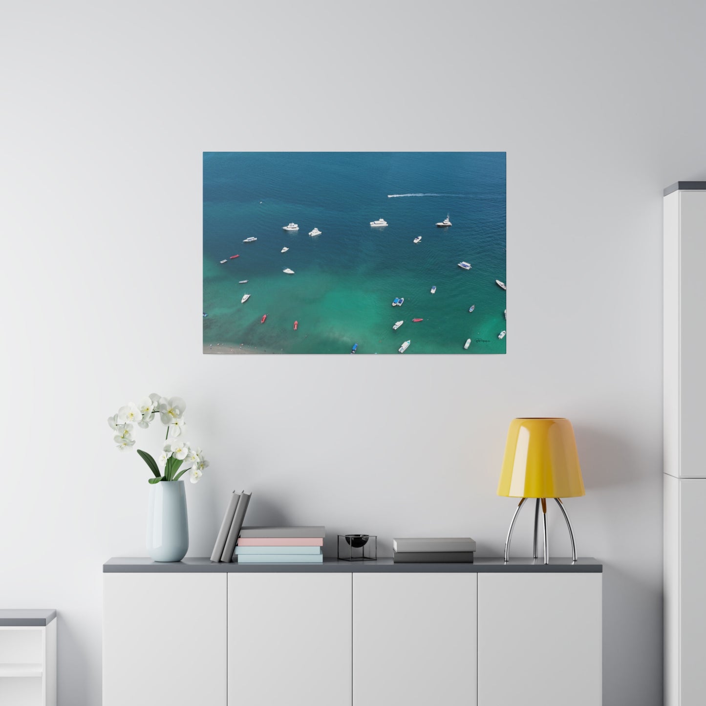 "Whispers of the Waves: A Tropical Escape to Isla Tortuga, Costa Rica"- Canvas