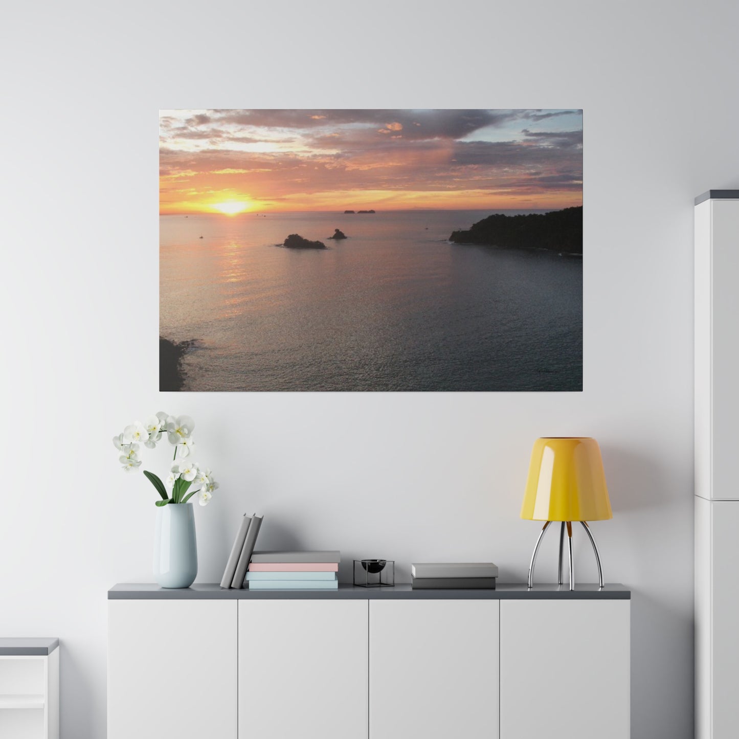 "Tropical Serenade: Las Catalinas, Guanacaste - A Paradise Unveiled"- Canvas