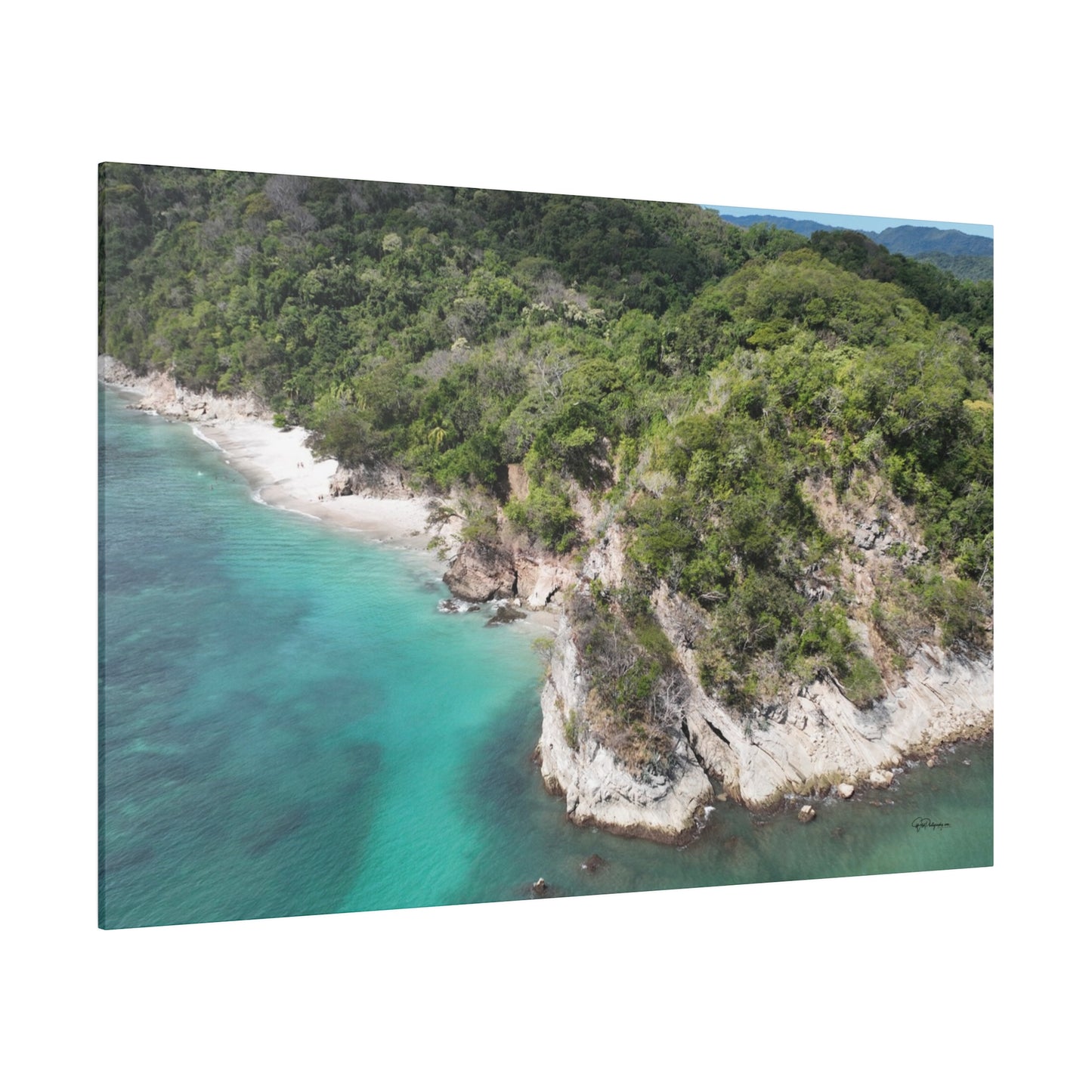 "Paradise Unleashed: Tranquil Tides at Playa Quesera, Costa Rica"- Canvas